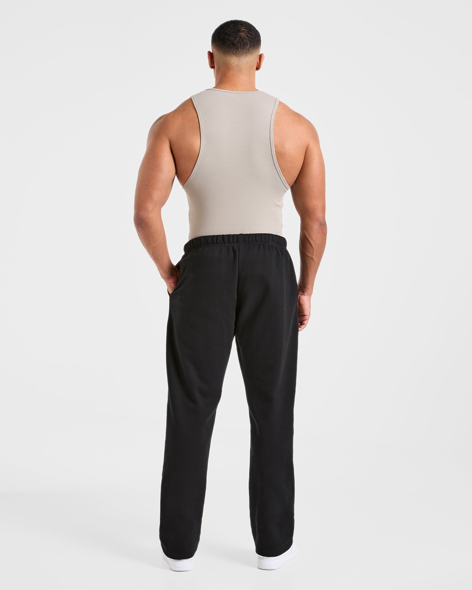 Muscle Ribbed Tank - Cloud Grey