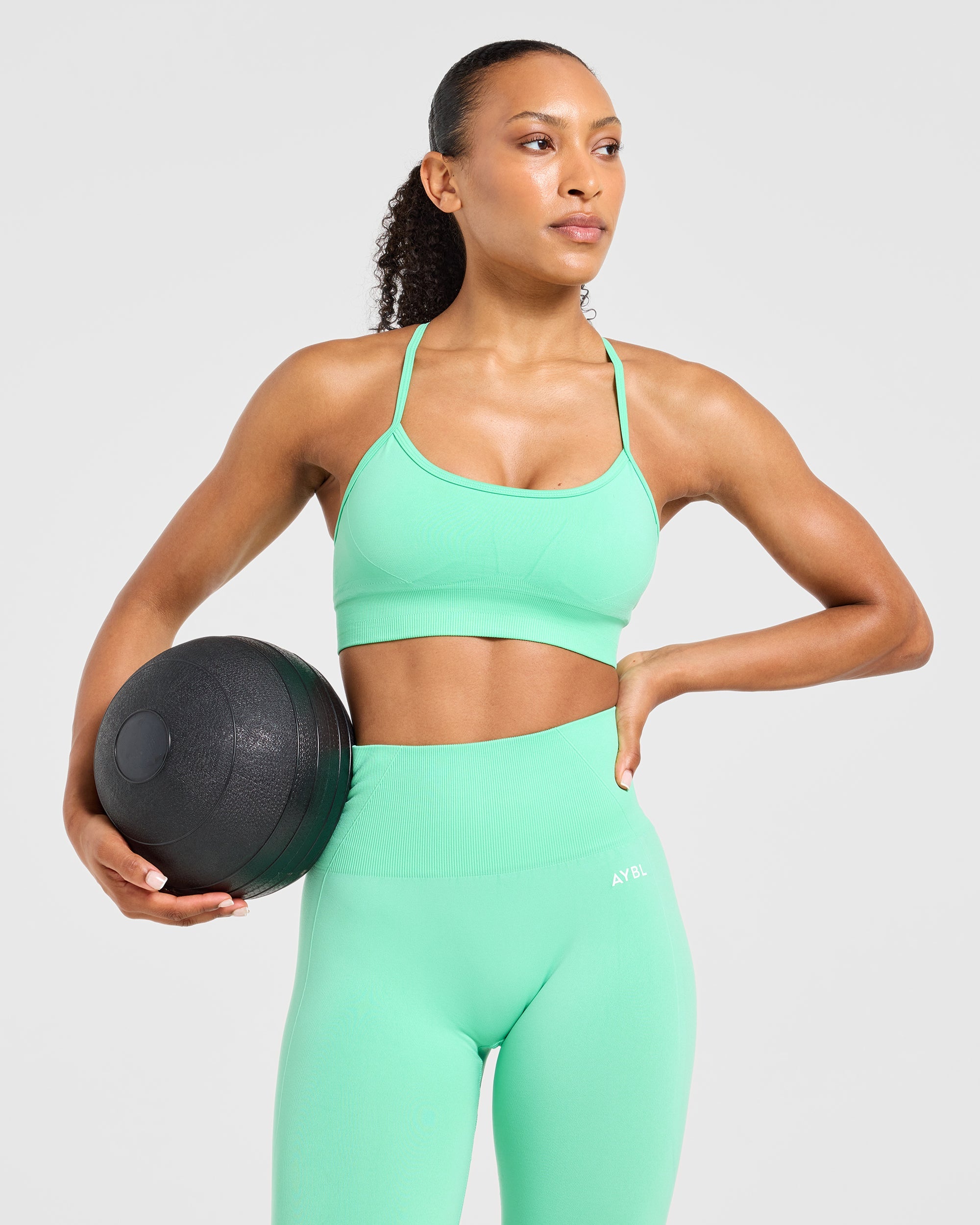 Empower Seamless Sports Bra - Spring Green