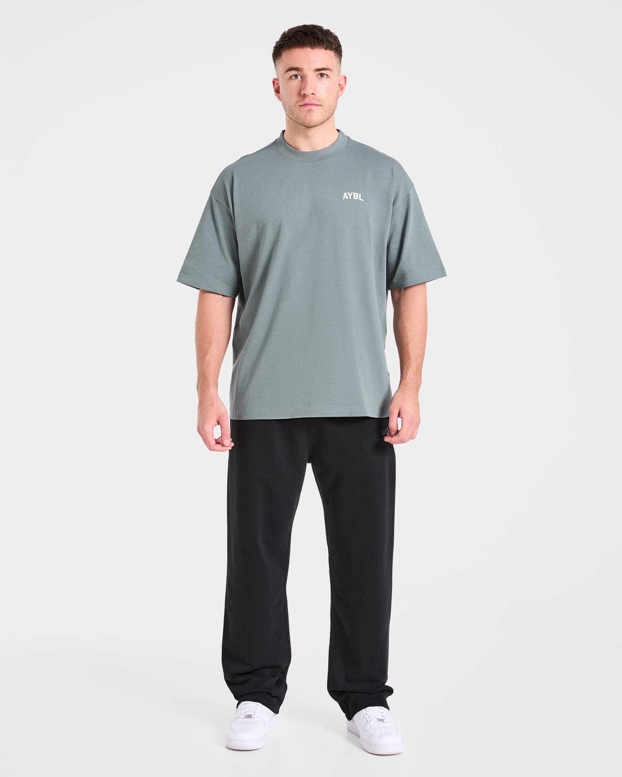 Strength Division Oversized T Shirt - Slate Sage