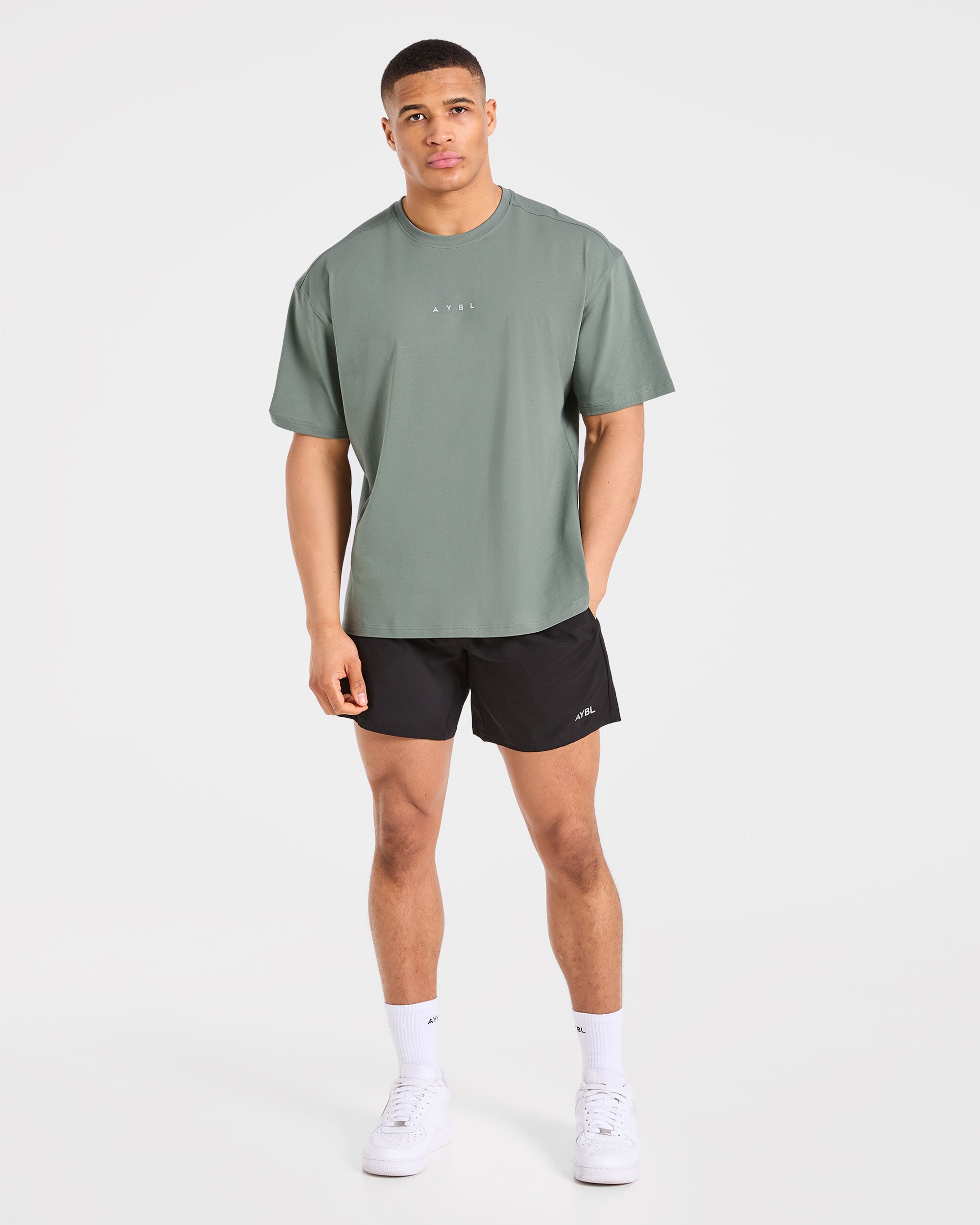 Force Oversized T Shirt - Deep Sage