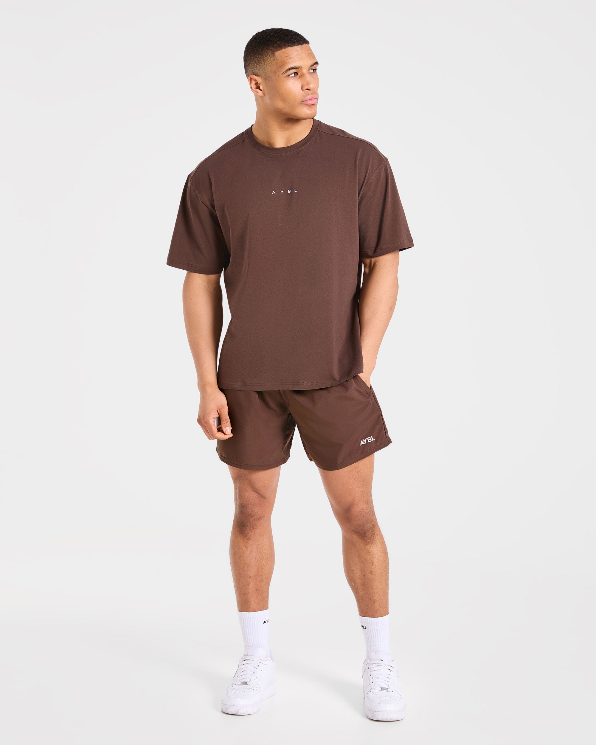 Force Oversized T Shirt - Brown