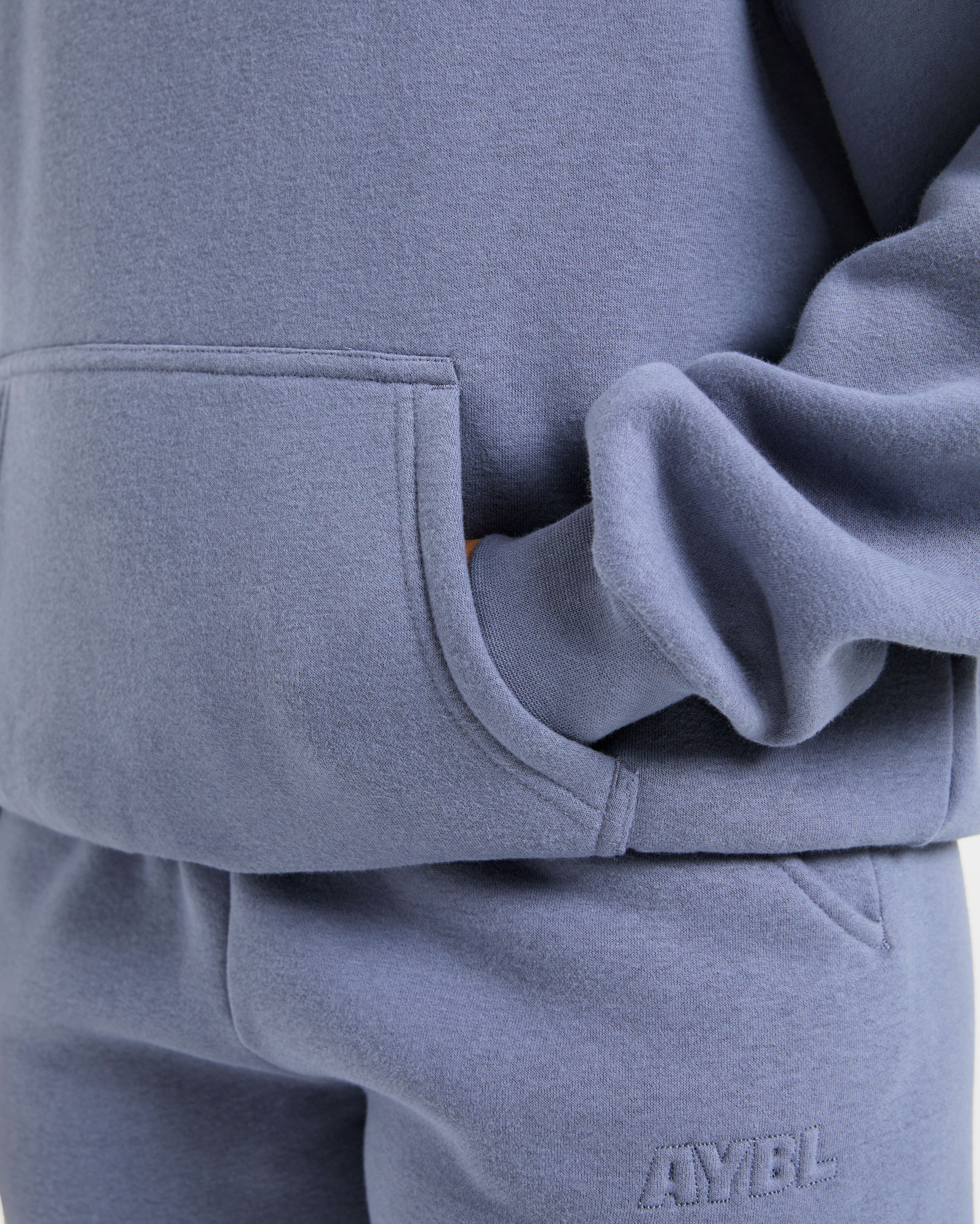 Classic Plush Oversized Hoodie - Slate