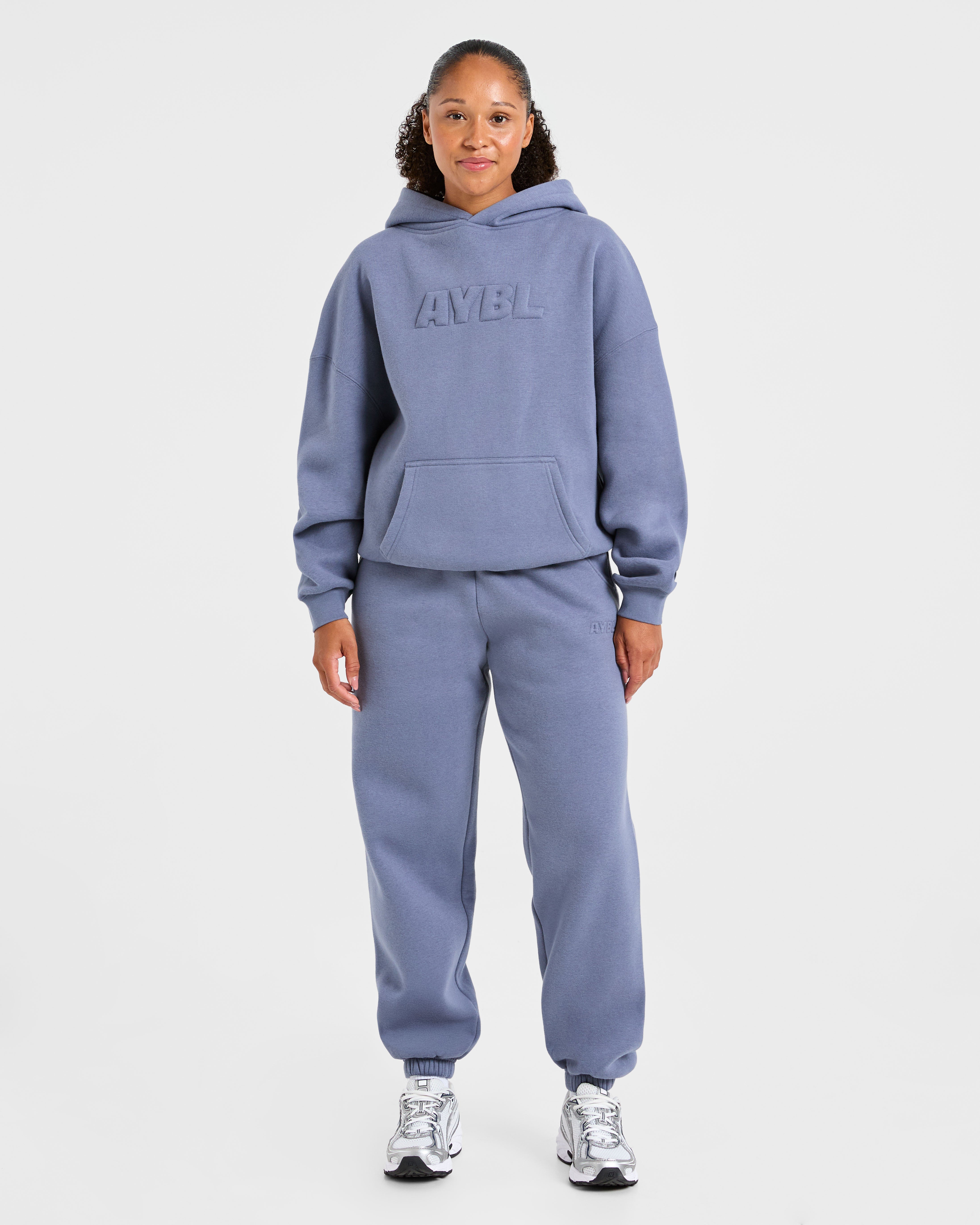 Classic Plush Oversized Joggers - Slate