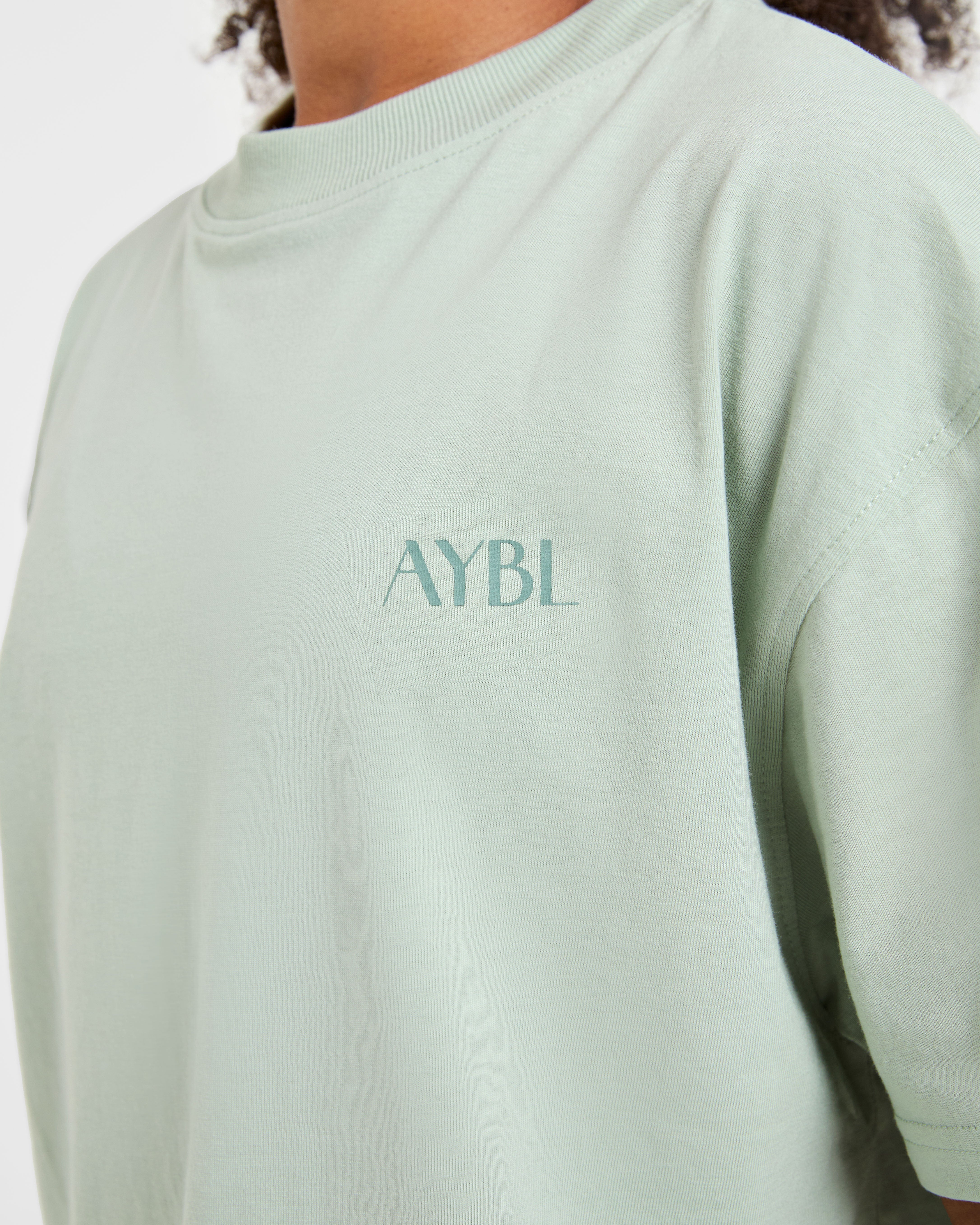 AYBL Wellness Oversized T Shirt - Green