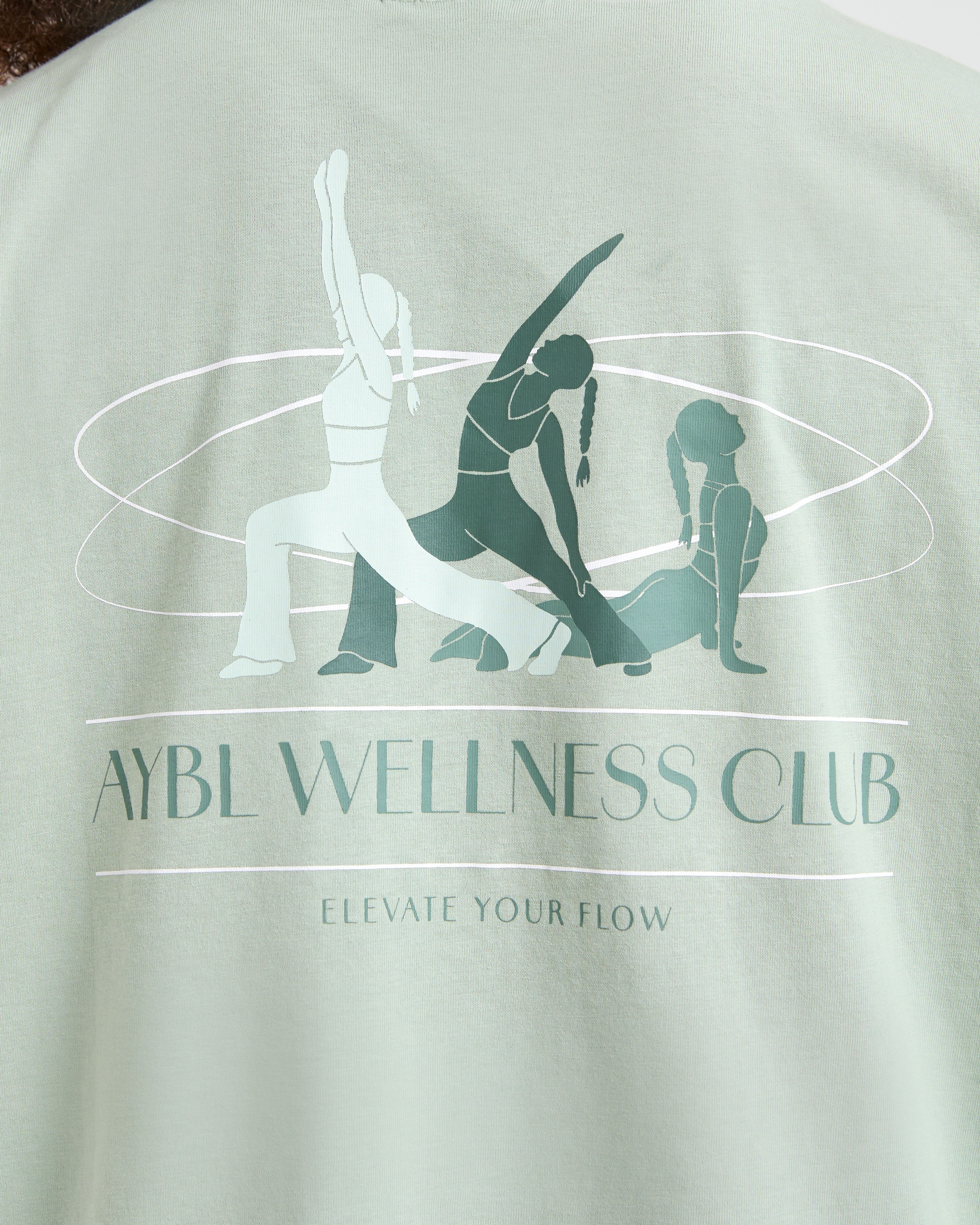 AYBL Wellness Oversized T Shirt - Green