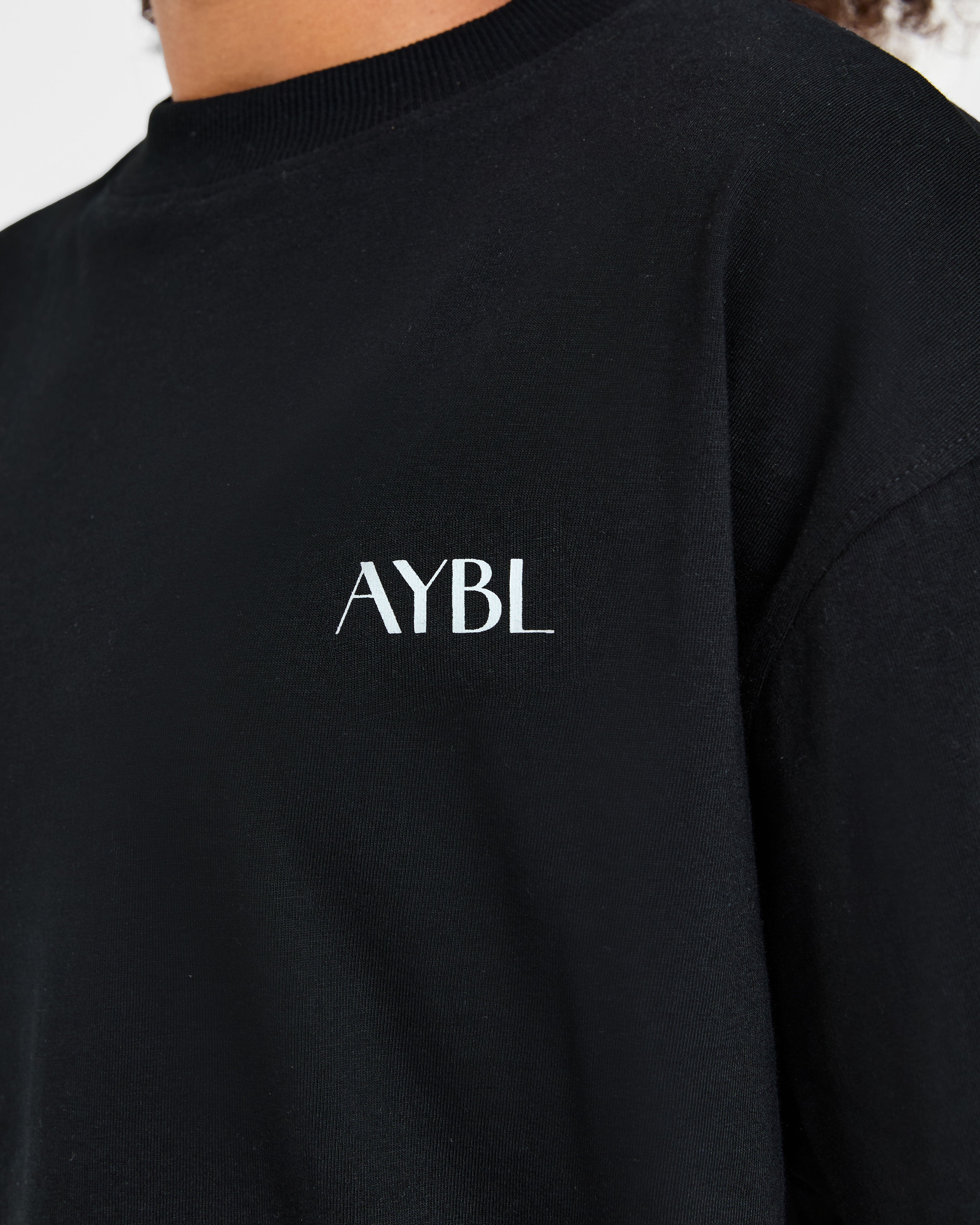 AYBL Wellness Oversized T Shirt - Black