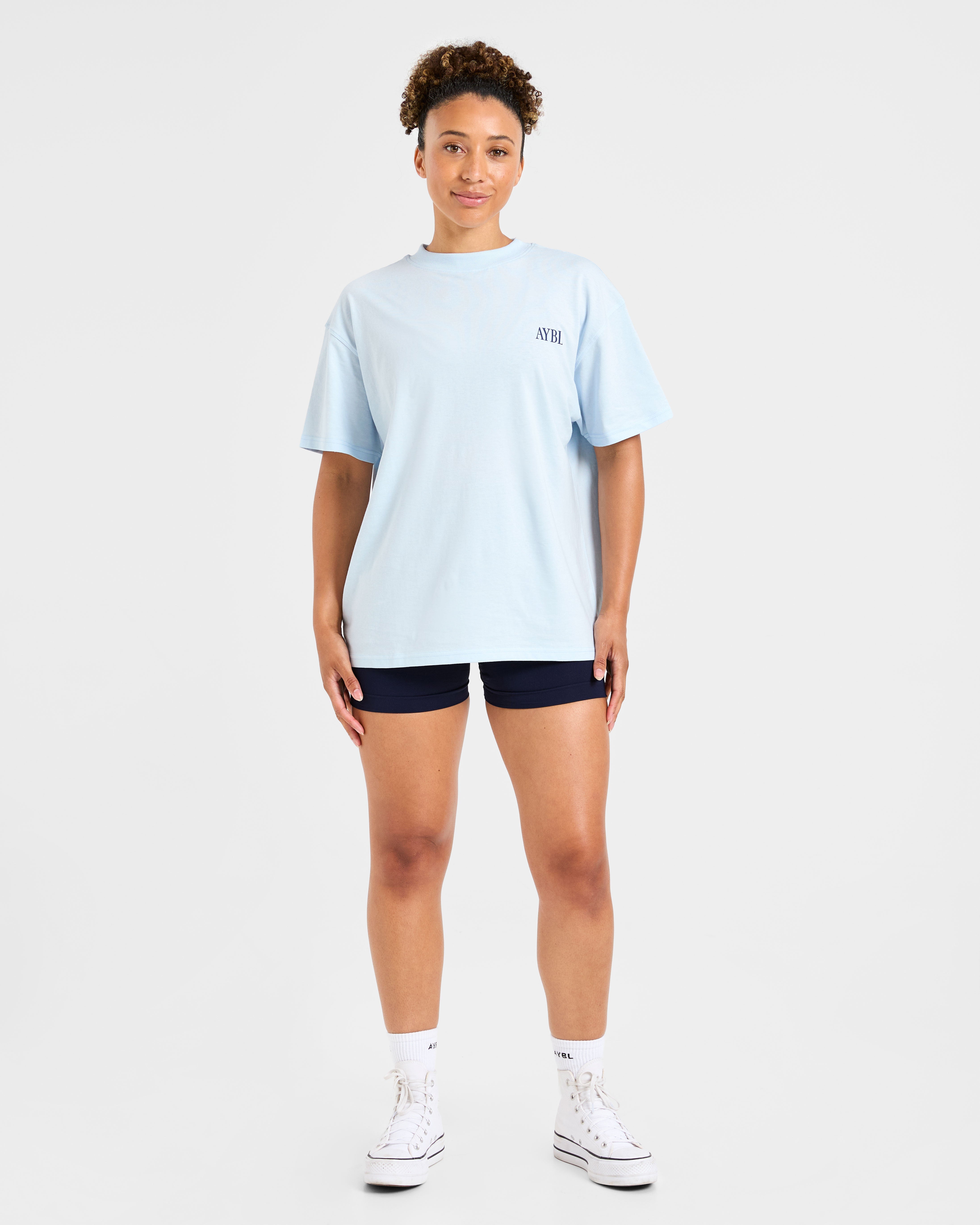 AYBL Strength Studio Oversized T Shirt - Blue