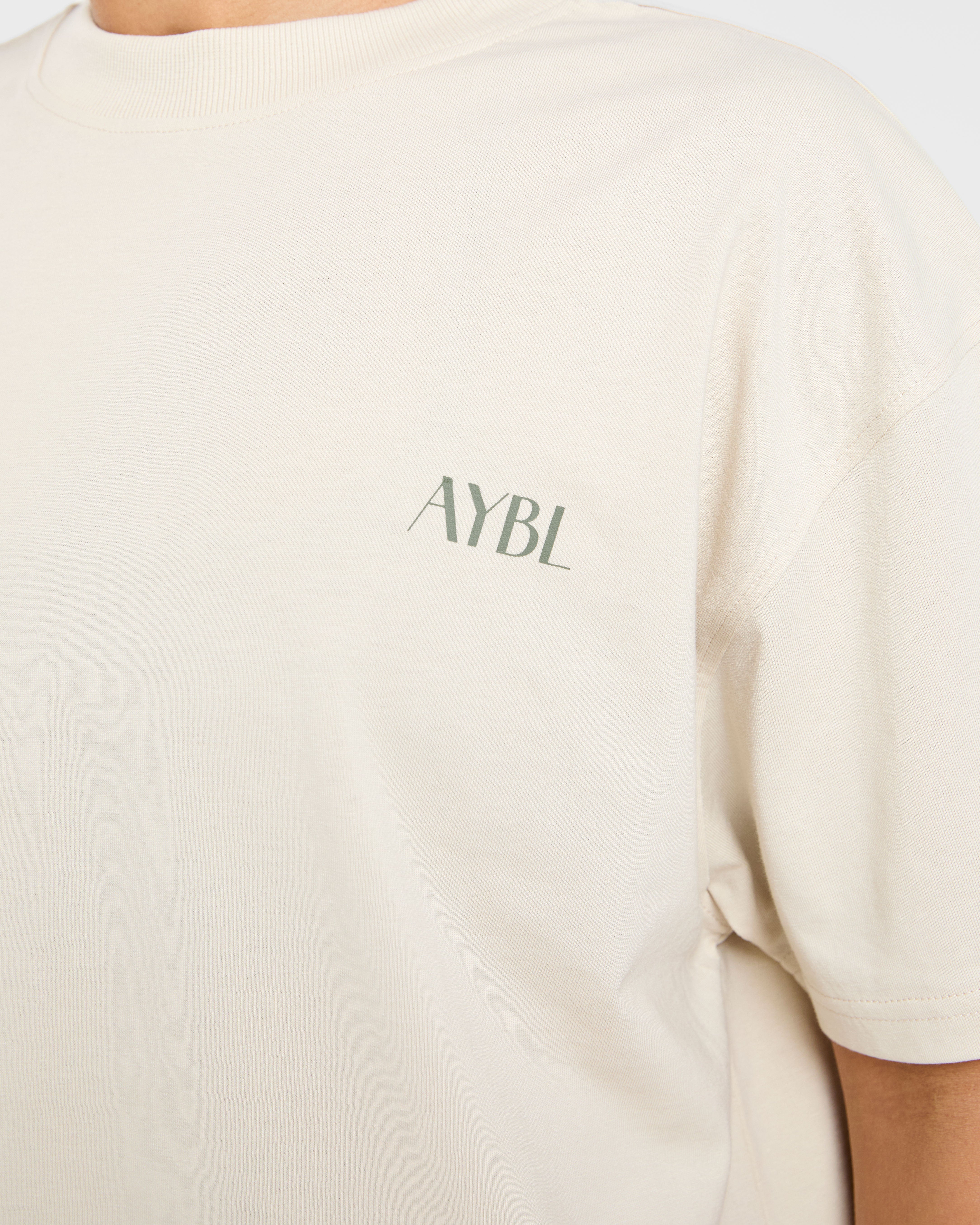AYBL Wellness Oversized T Shirt - Beige