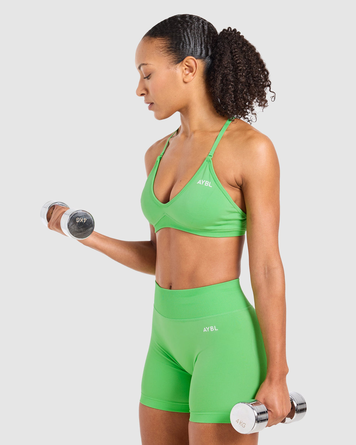 Adapt Seamless Shorts | 4.5" - Bright Green