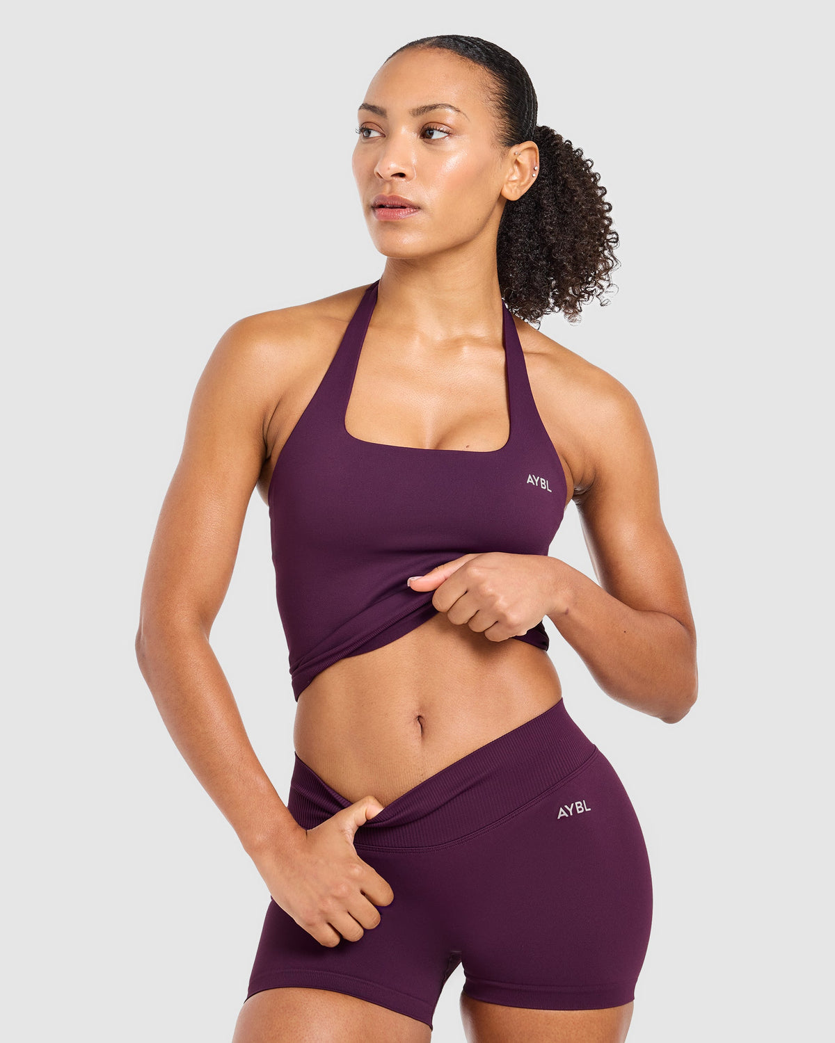 Enhance Seamless Shorts | 3.5" - Midnight Plum