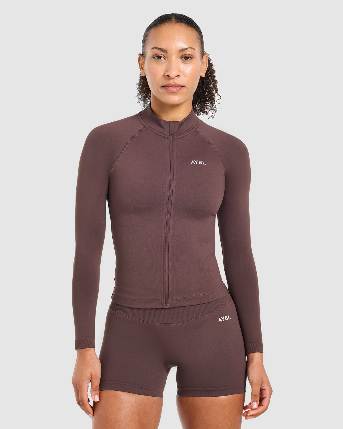 Enhance Seamless Jacket - Cocoa Brown