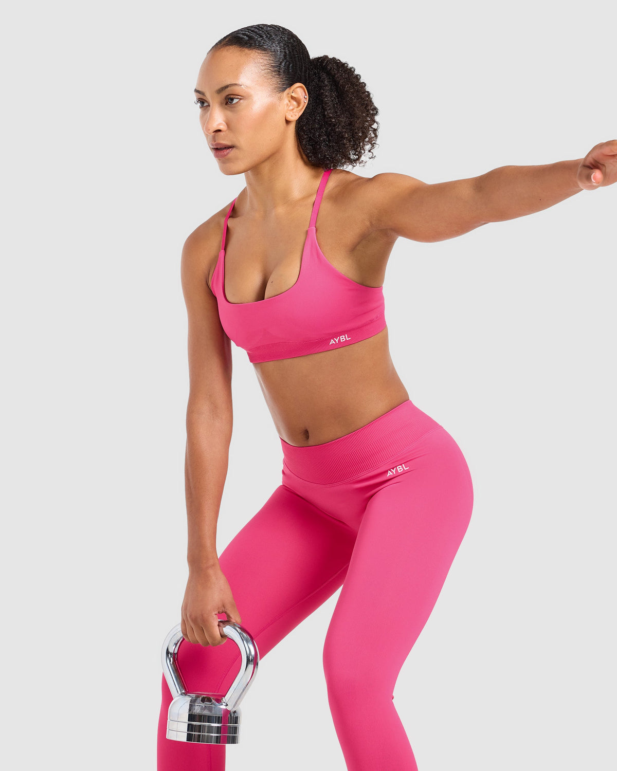 Enhance Seamless Sports Bra - Raspberry Pink
