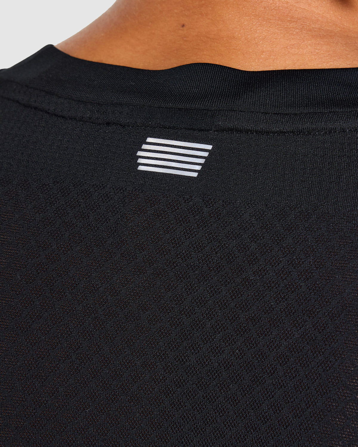 Run Seamless T Shirt - Black