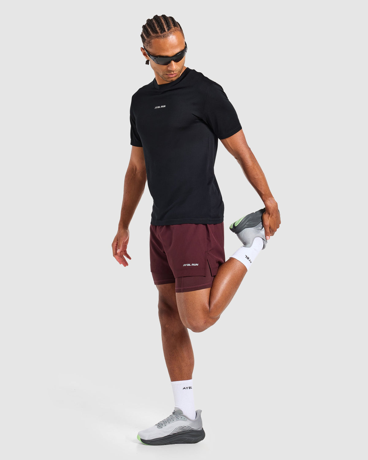 Run Seamless T Shirt - Black