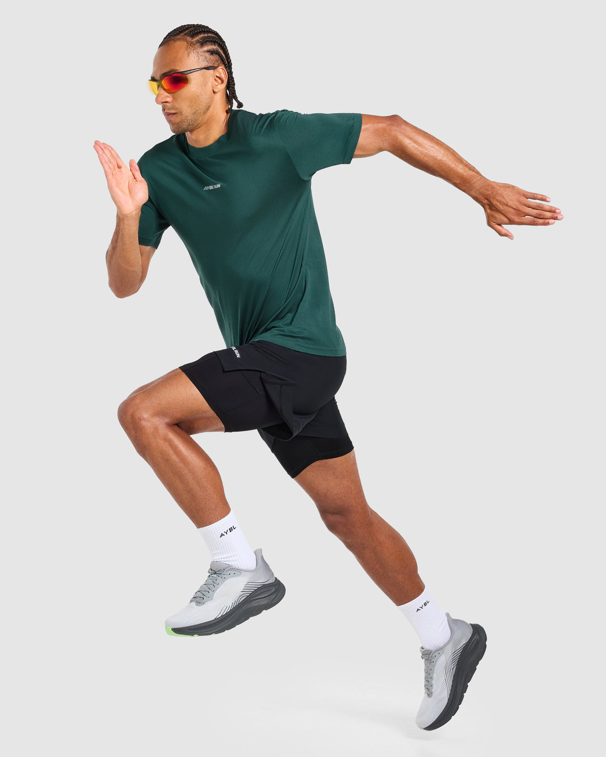 Run Seamless T Shirt - Dark Teal