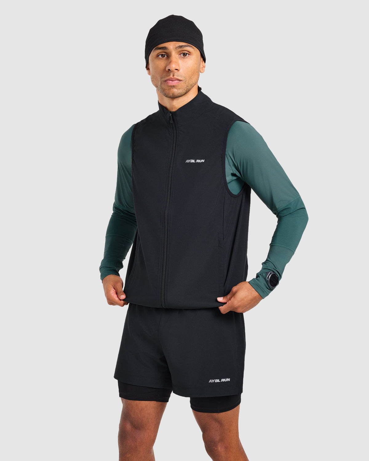 Run Long Sleeve T Shirt - Dark Teal