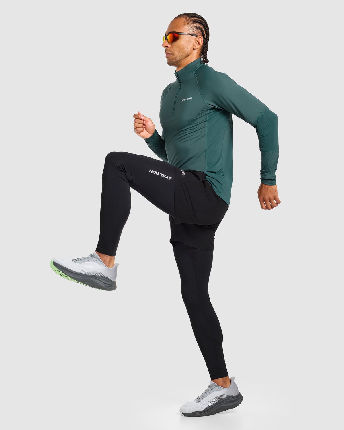 Run 1/4 Zip Pullover - Dark Teal