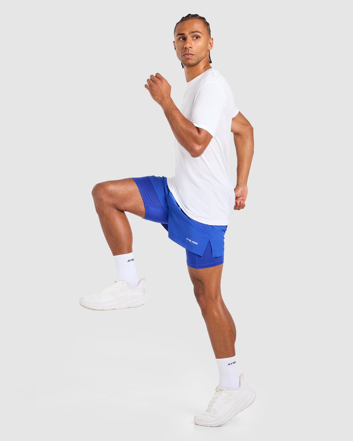 Run 2 in 1 Shorts - Neon Cobalt