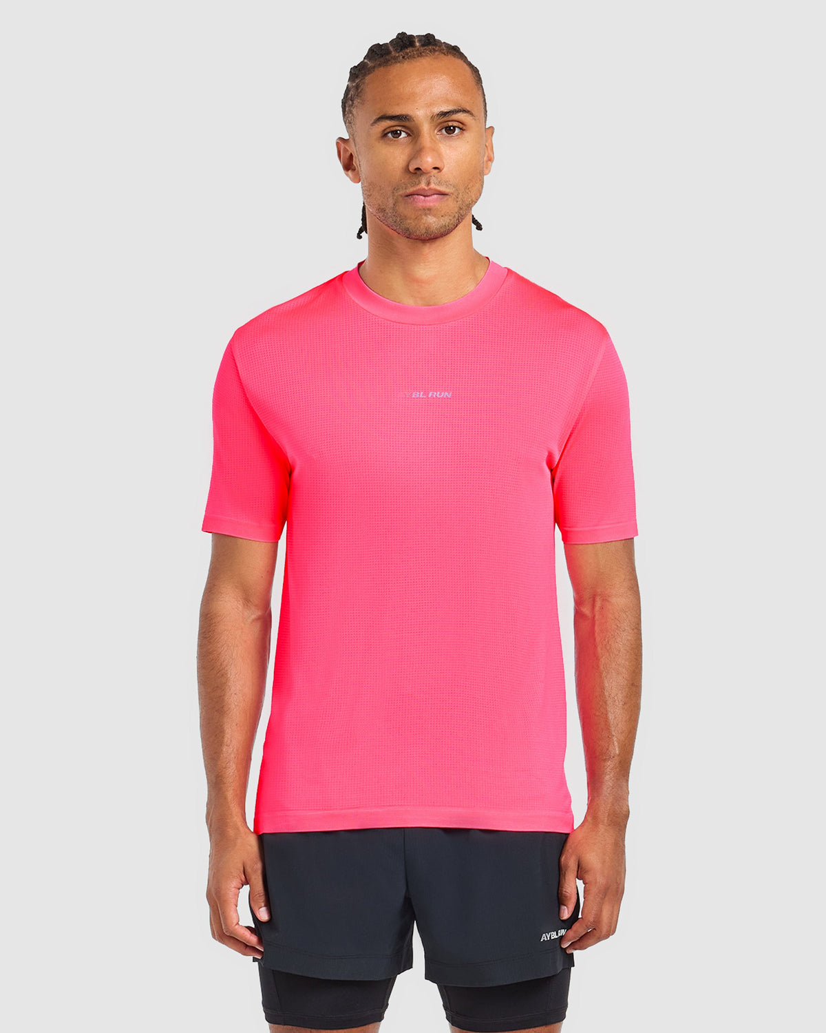 Run Seamless T Shirt - Neon Pink