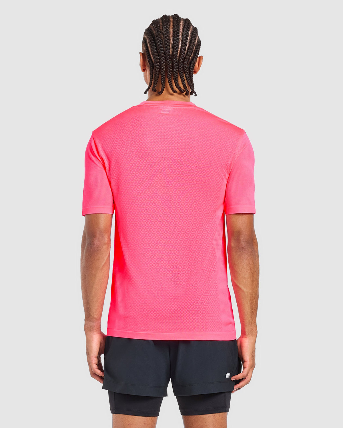 Run Seamless T Shirt - Neon Pink