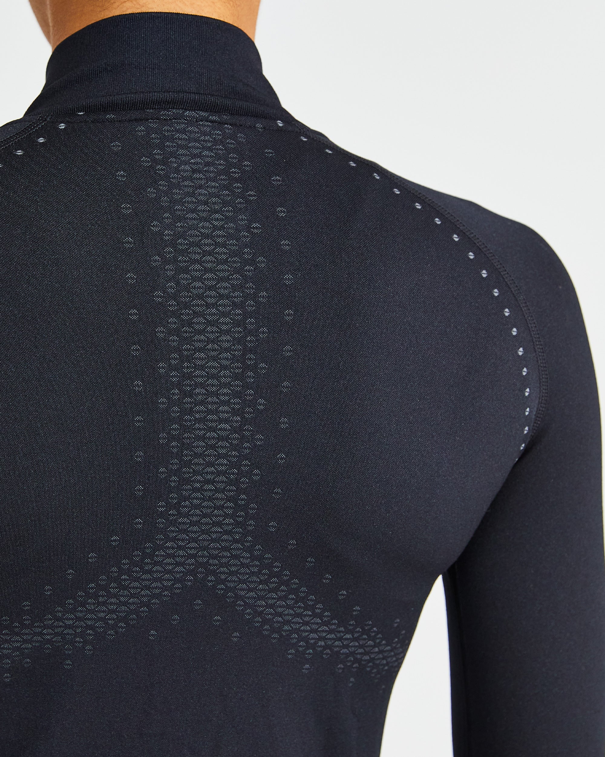 Ignite Seamless Zip Jacket - Midnight Black