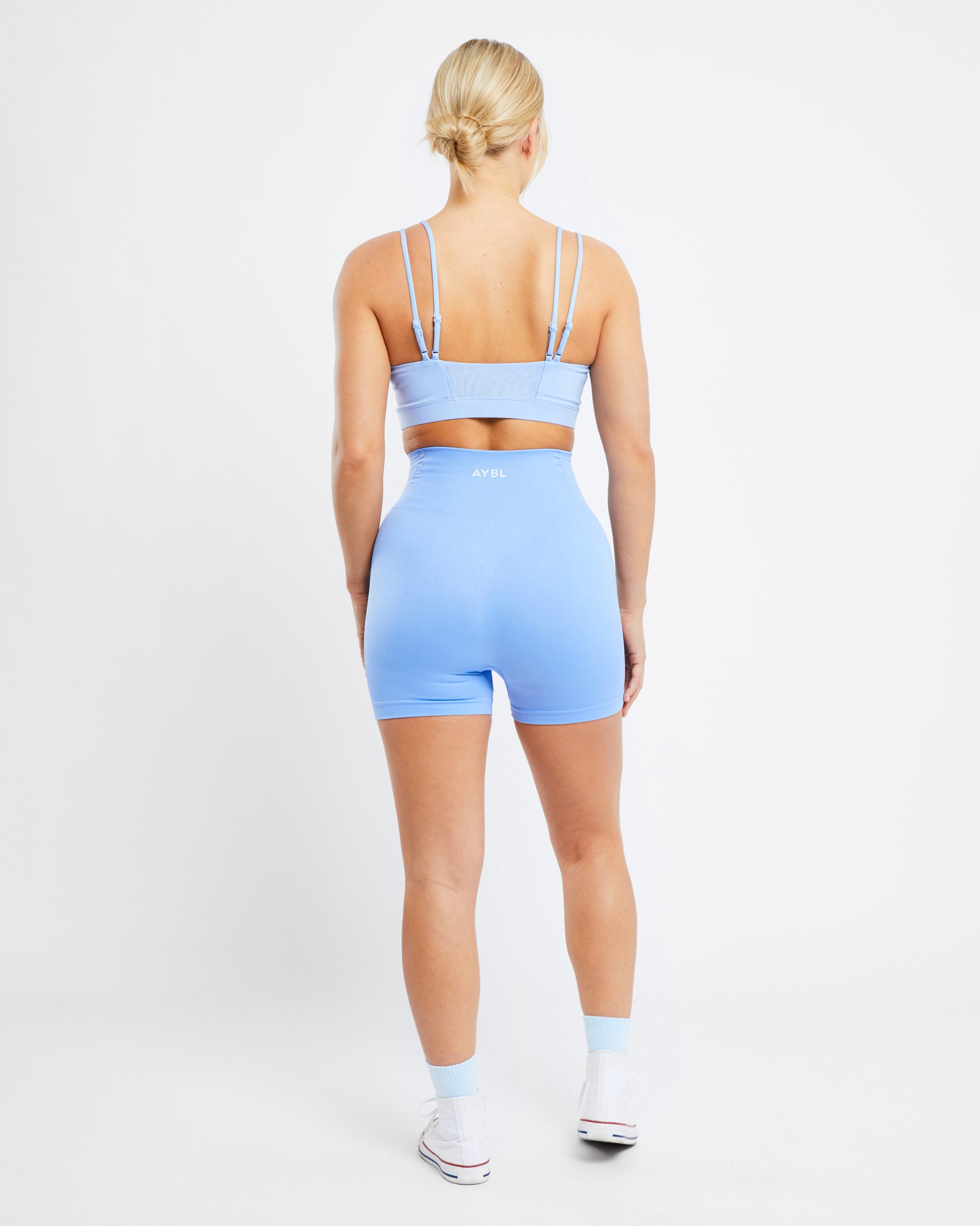 Essential Bandeau Sports Bra - Powder Blue