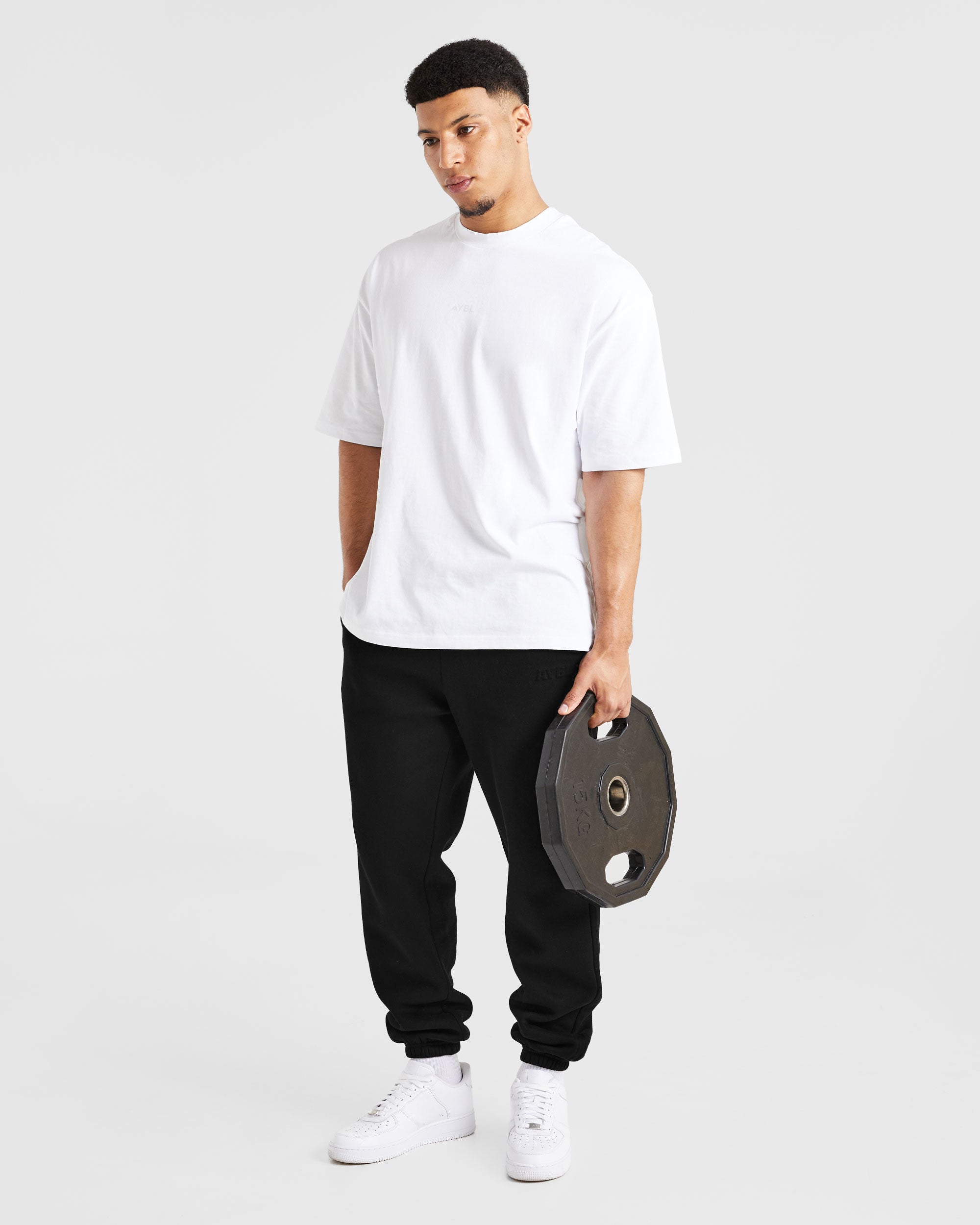 Etched Joggers - Black