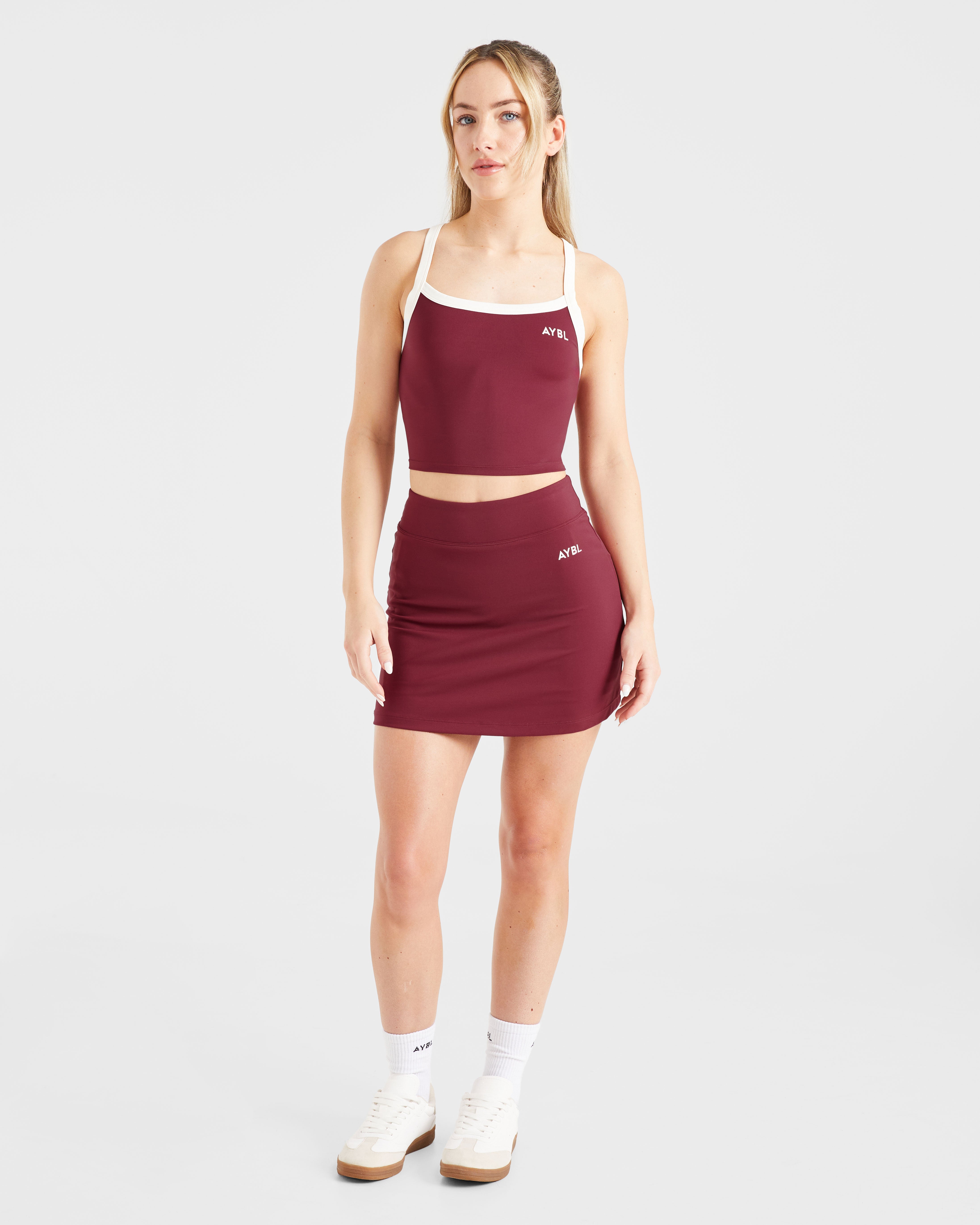 Courtside Skort - Summer Cherry