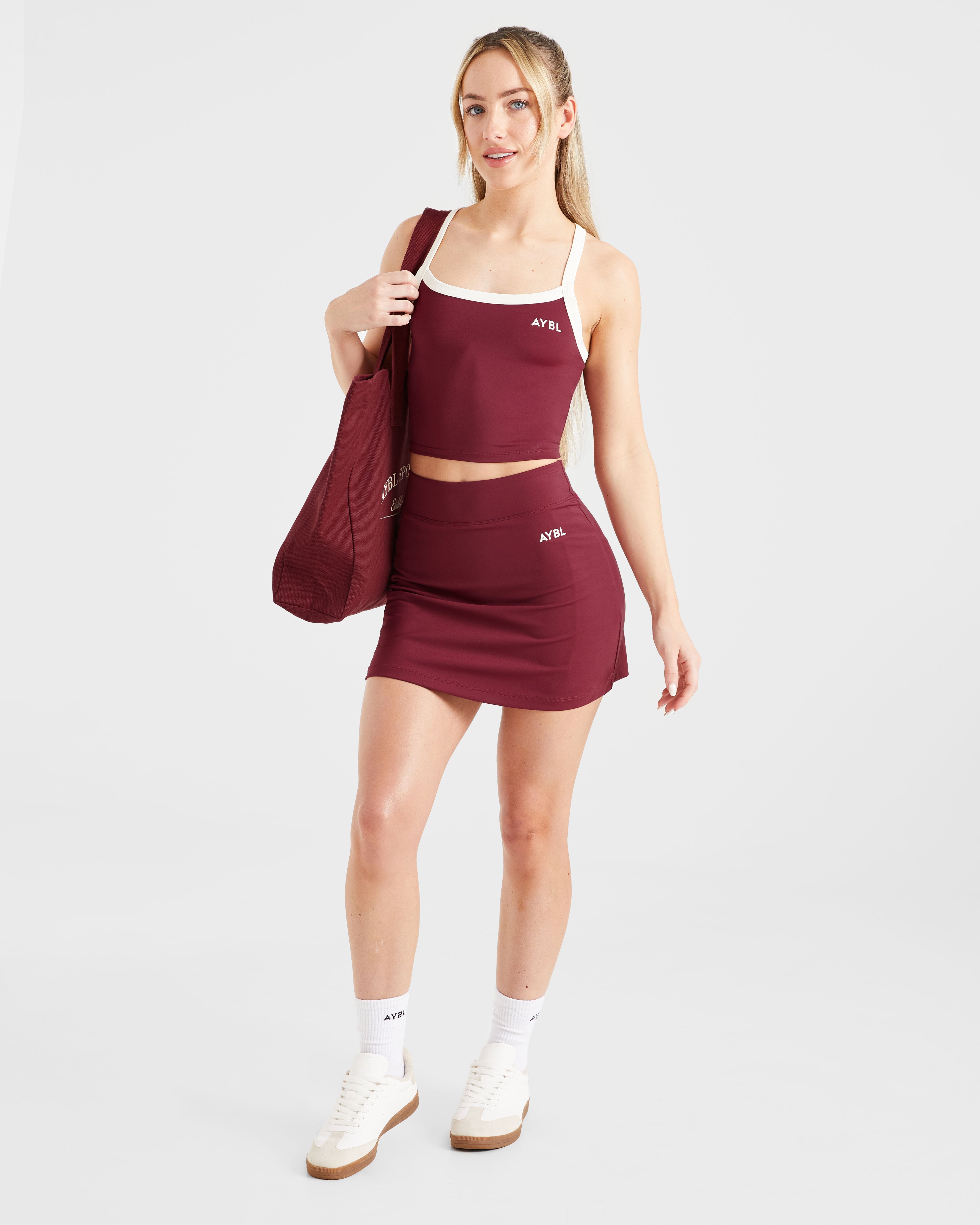 Courtside Skort - Summer Cherry