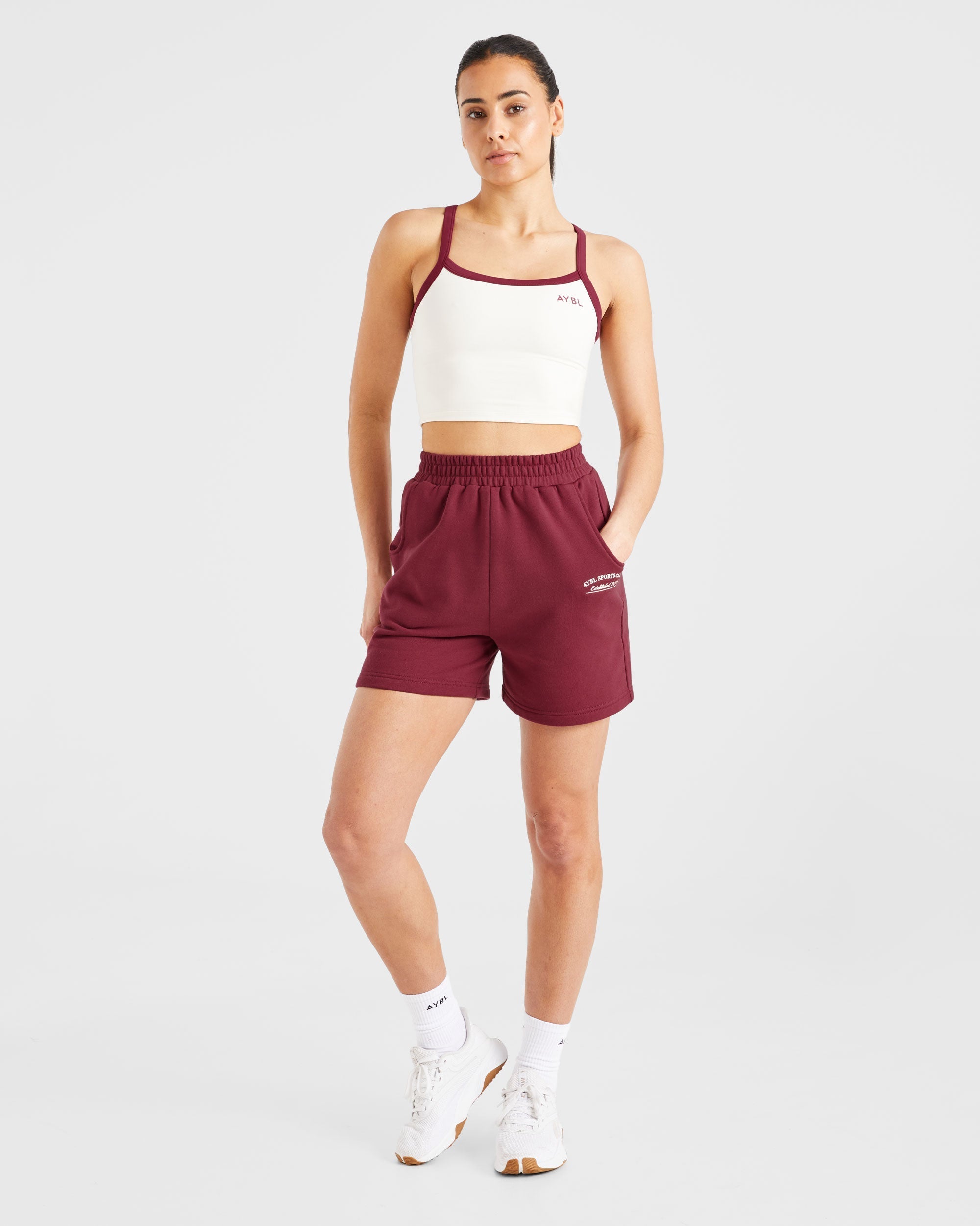 Courtside Shorts - Summer Cherry