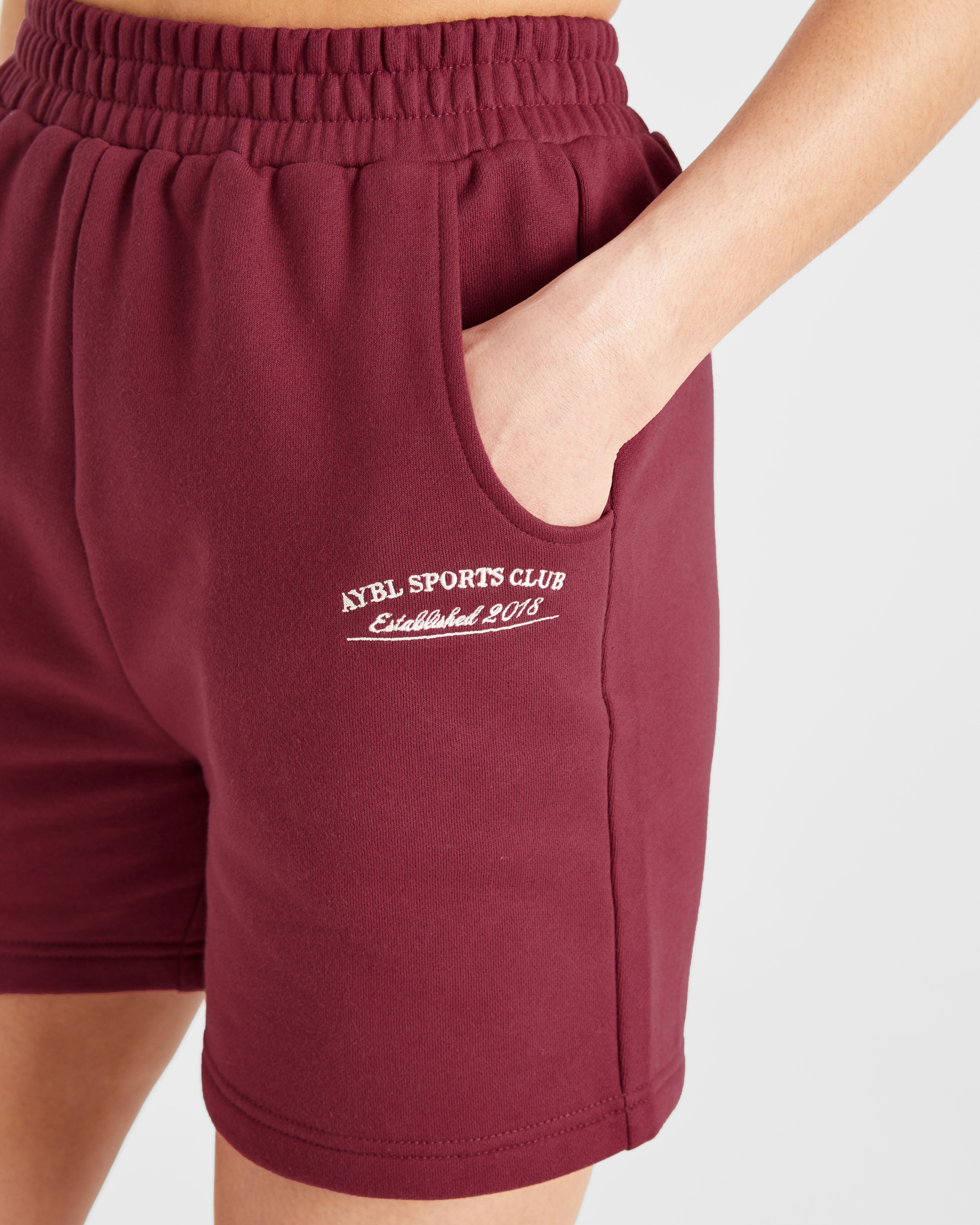 Courtside Shorts - Summer Cherry