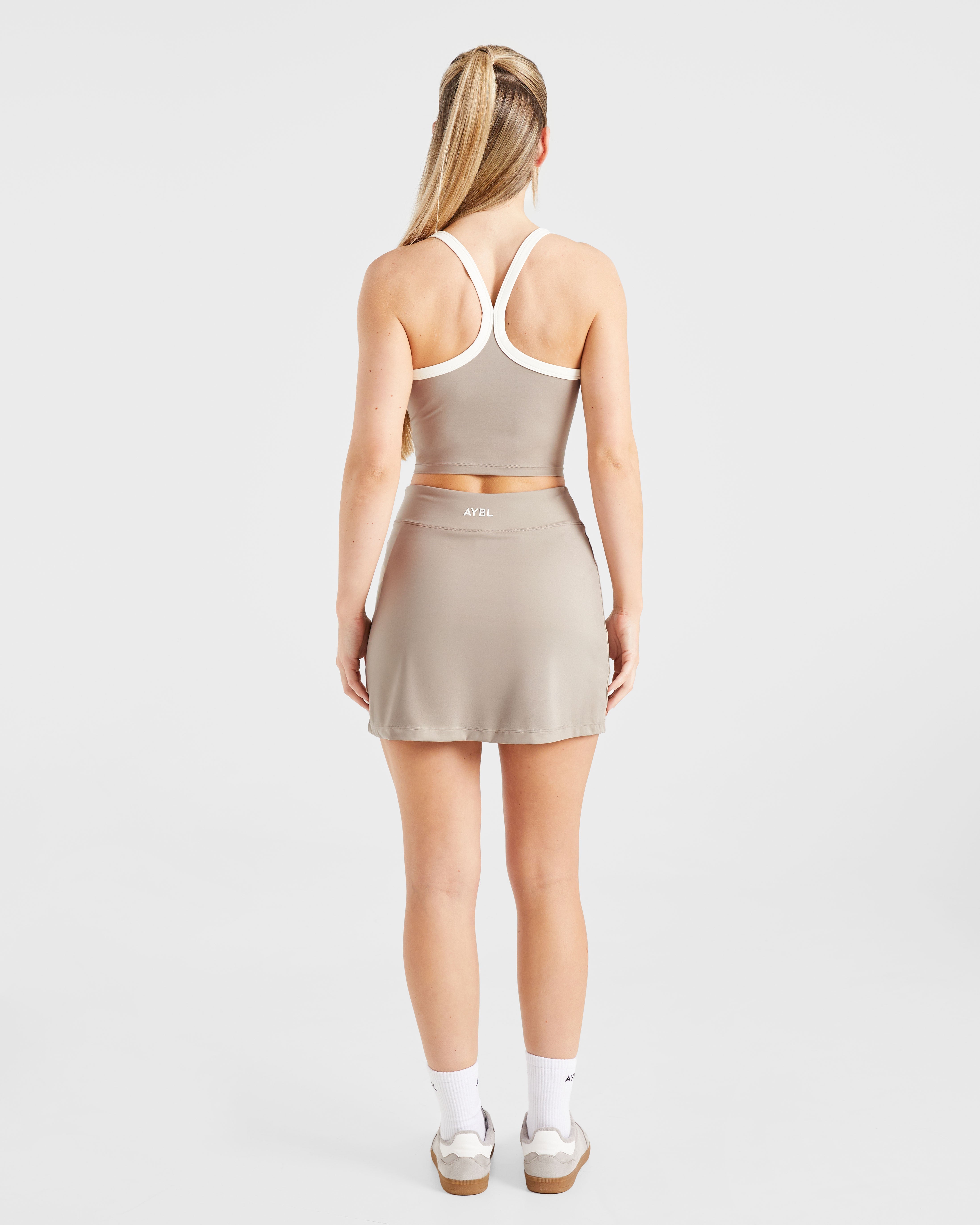 Courtside Skort - Mocha