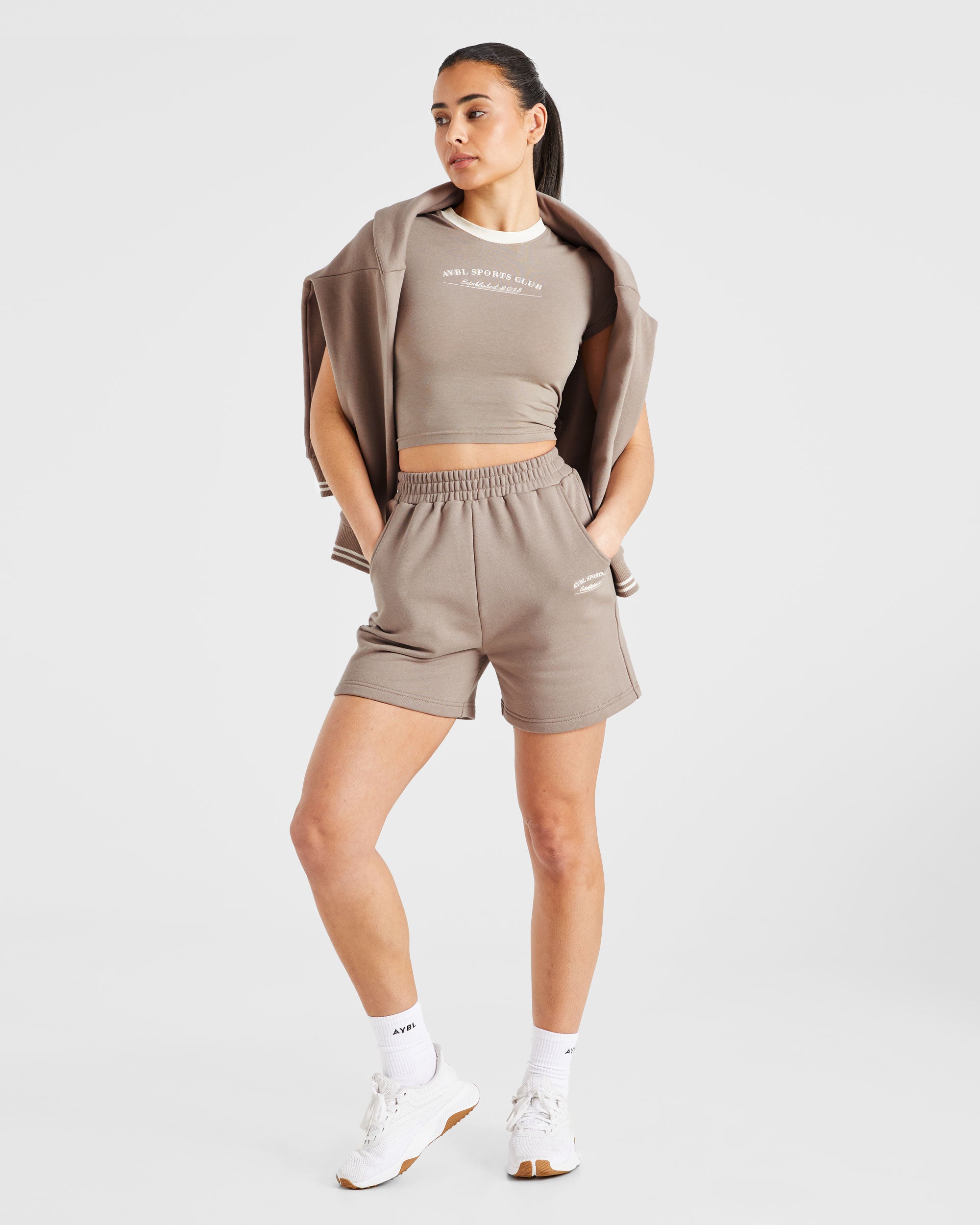 Courtside Shorts - Mocha