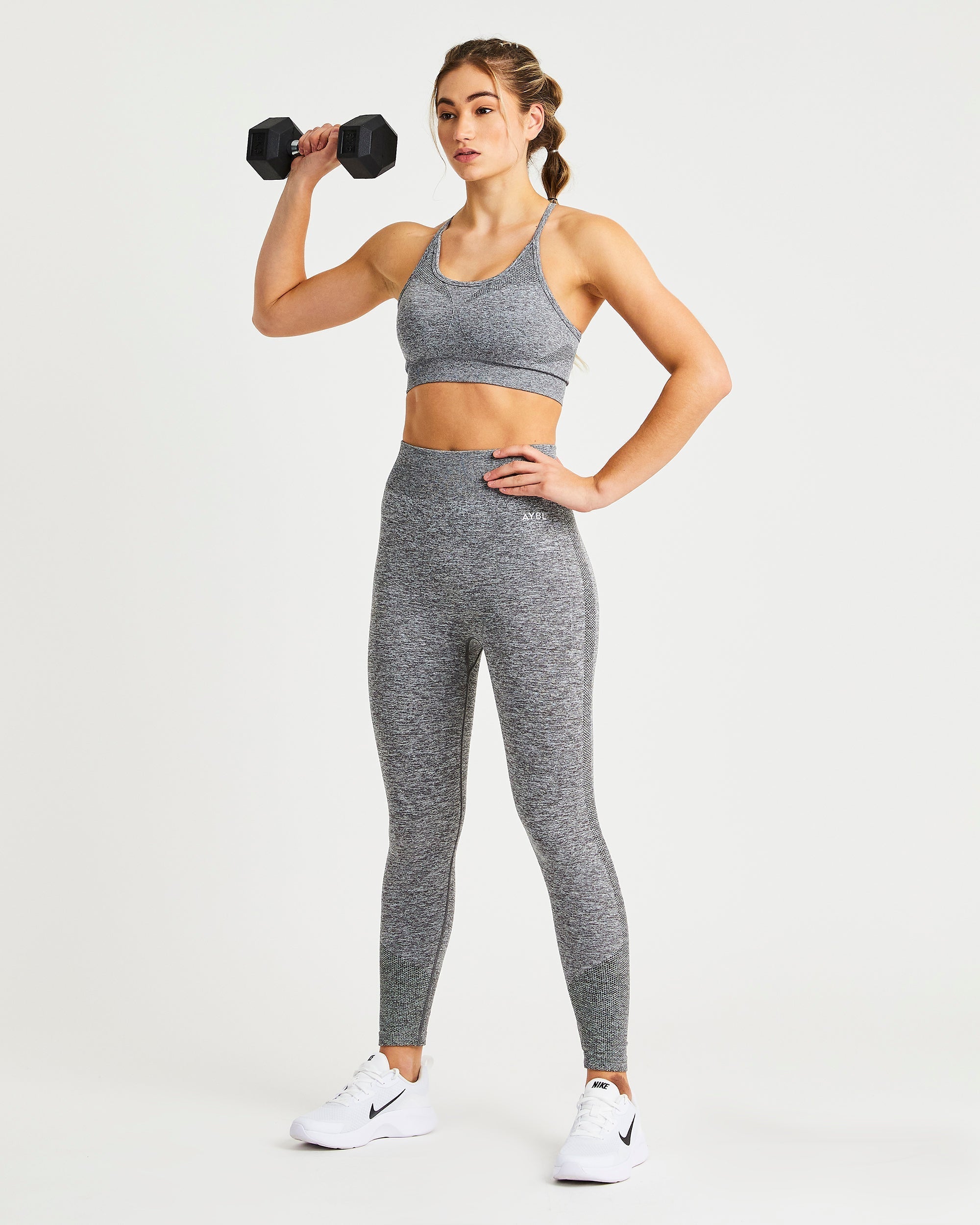 Motion Seamless Leggings - Grey Marl