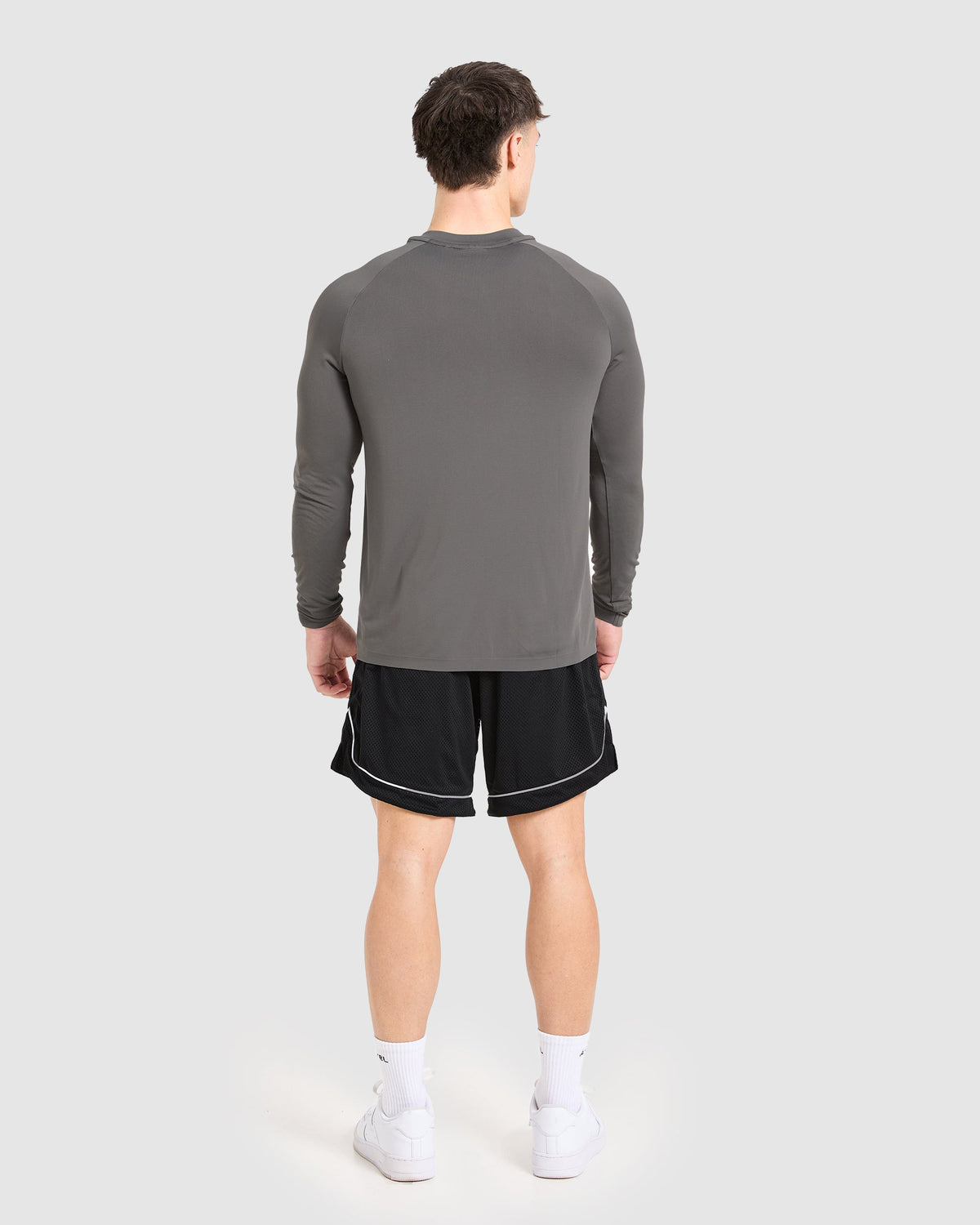 Cam Kissel x Seamless Long Sleeve - Charcoal