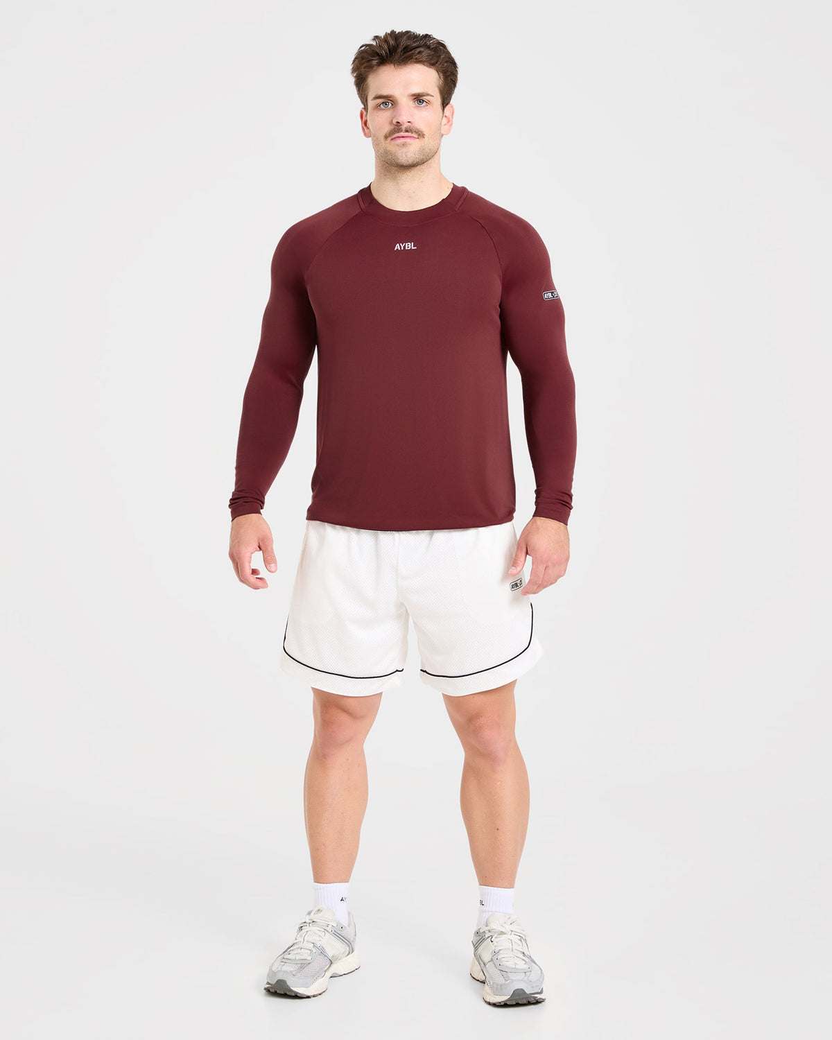 Cam Kissel x Seamless Long Sleeve - Burgundy
