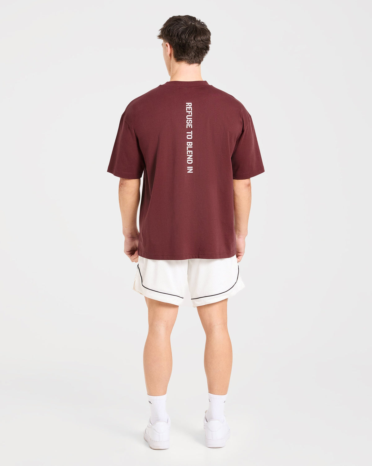 Cam Kissel x Graphic Oversized T Shirt - Burgundy