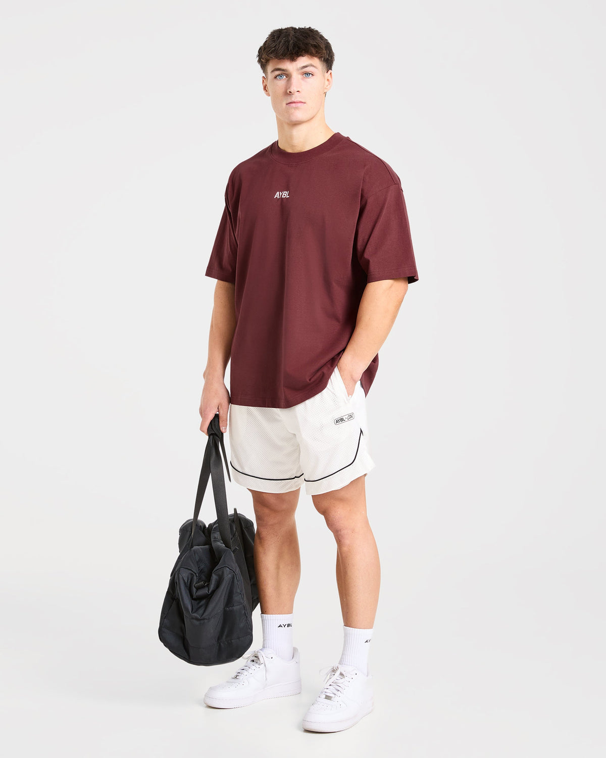 Cam Kissel x Graphic Oversized T Shirt - Burgundy