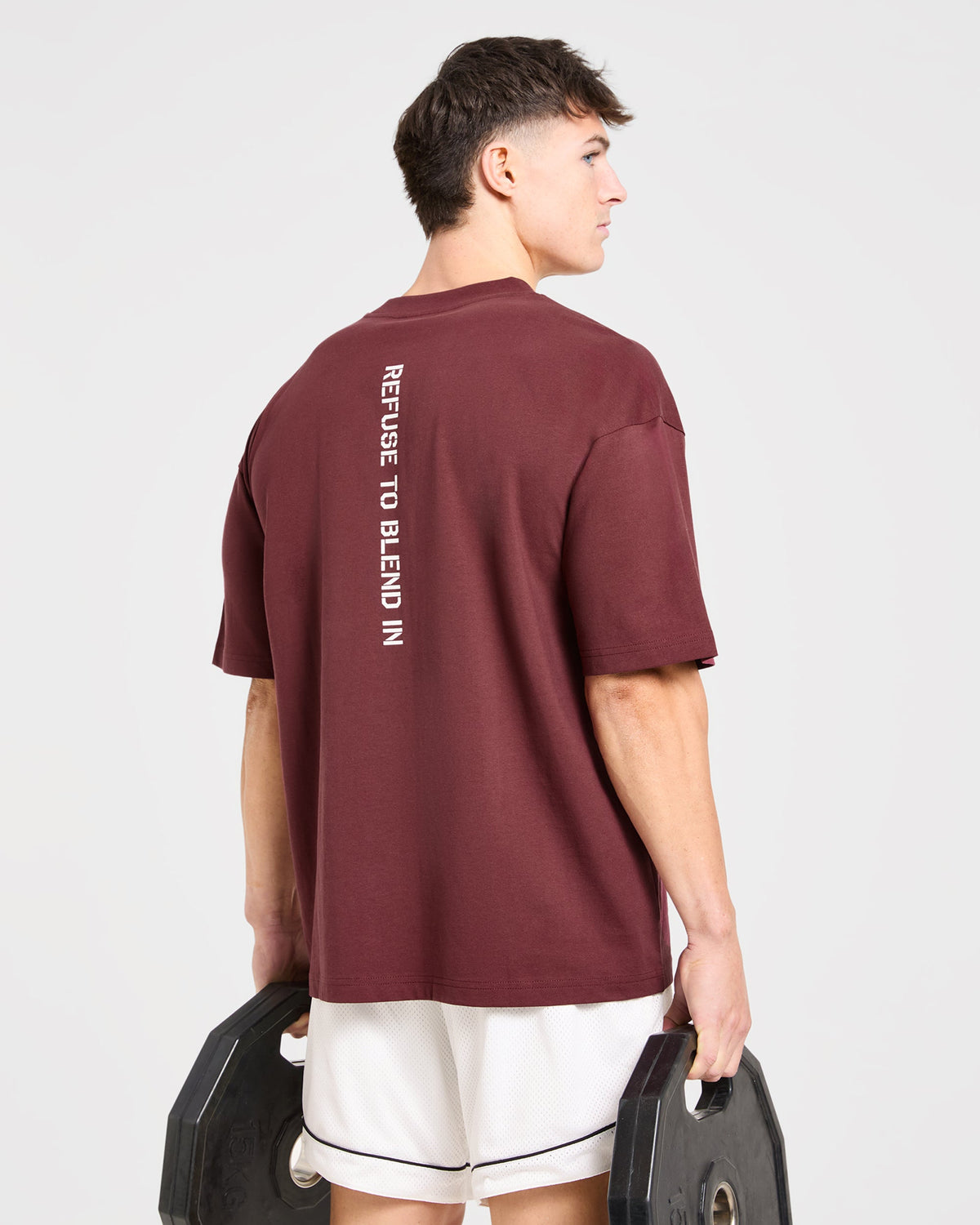 Cam Kissel x Graphic Oversized T Shirt - Burgundy