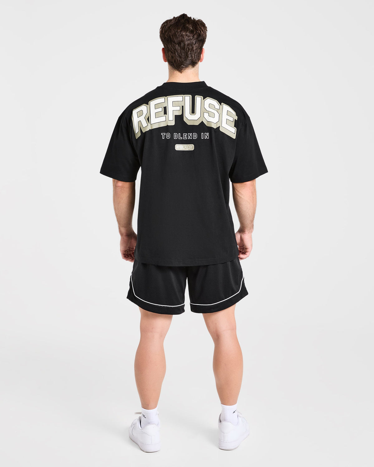 Cam Kissel x Refuse to Blend in Oversized T Shirt - Black