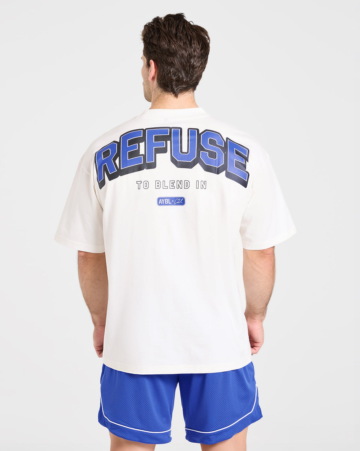 Cam Kissel x Refuse to Blend in Oversized T Shirt - Off White
