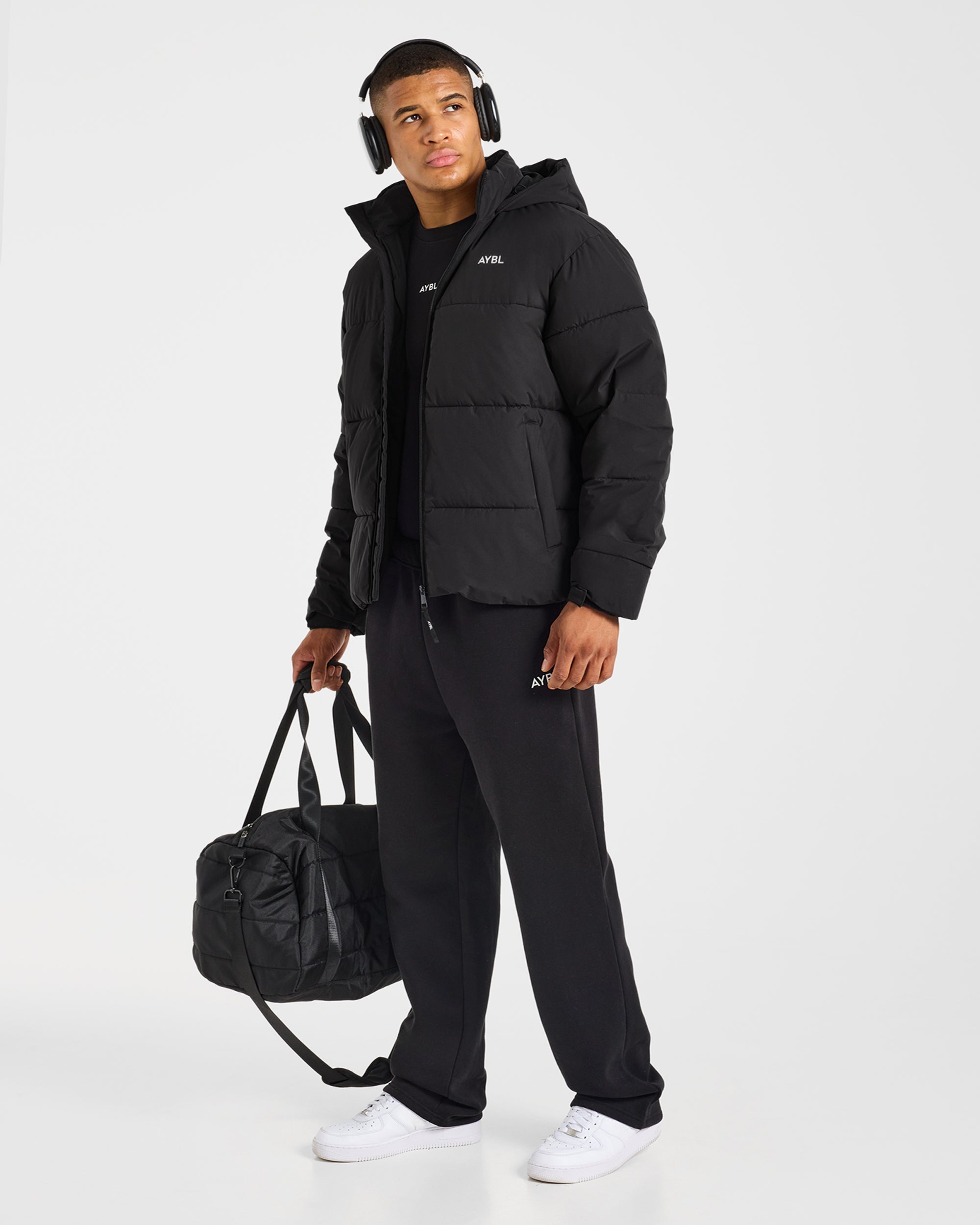 Classic Puffer Coat - Black