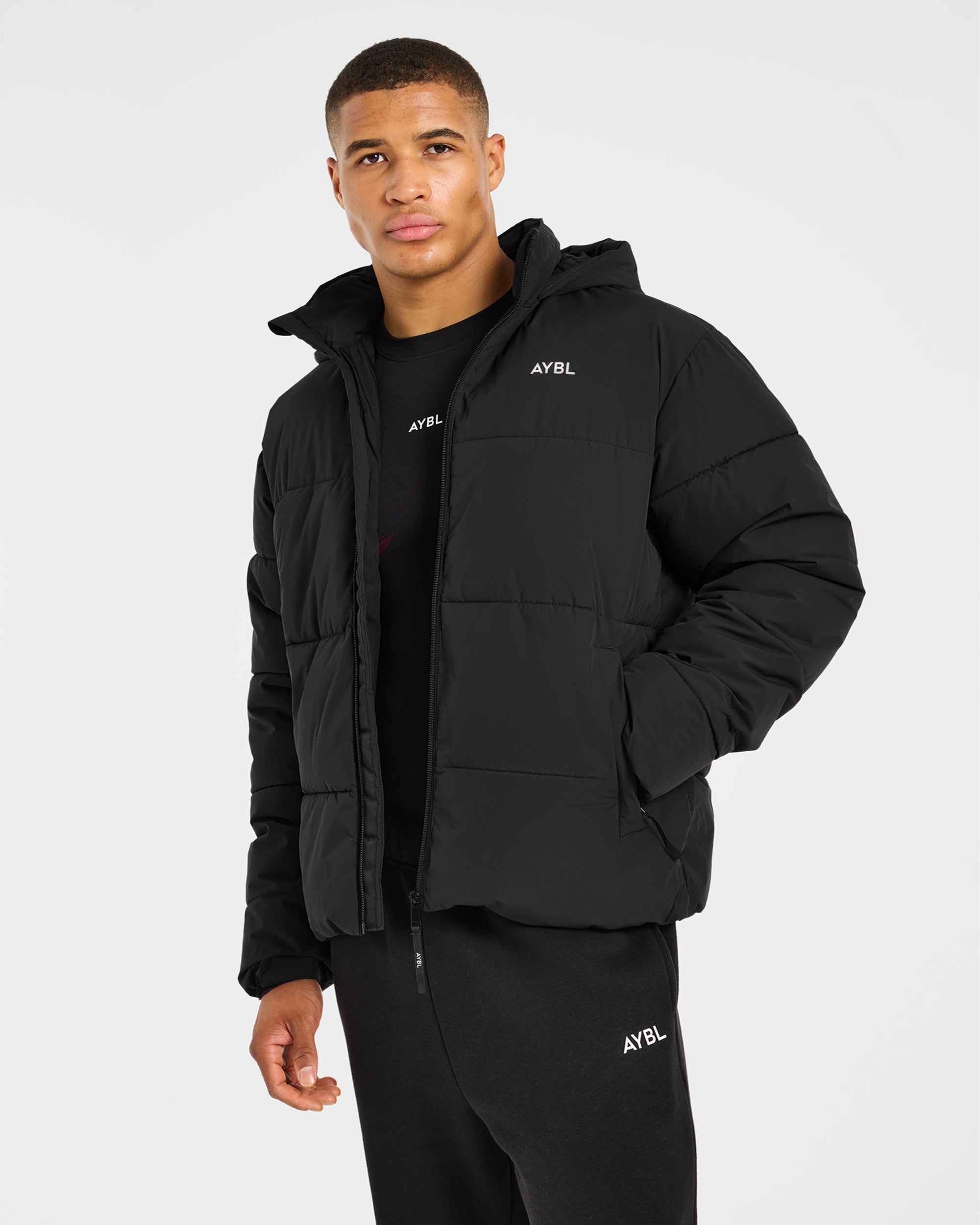 Classic Puffer Coat - Black