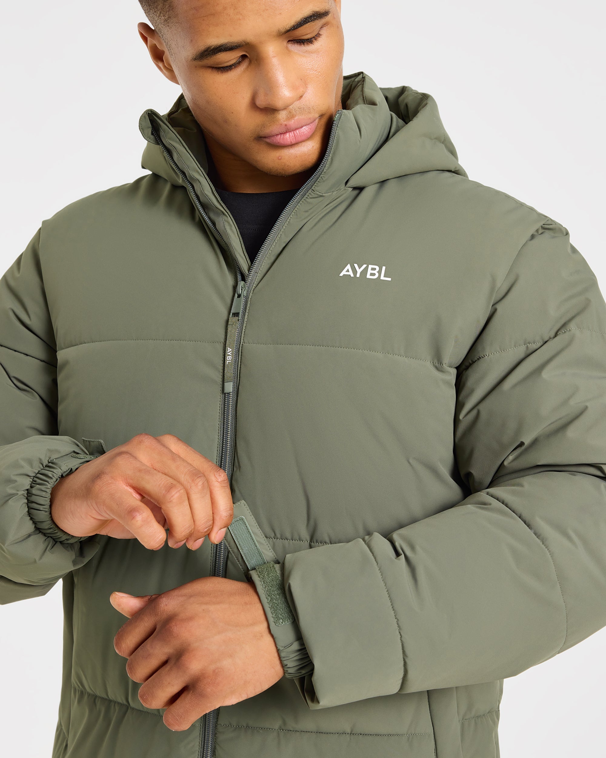 Classic Puffer Coat - Khaki
