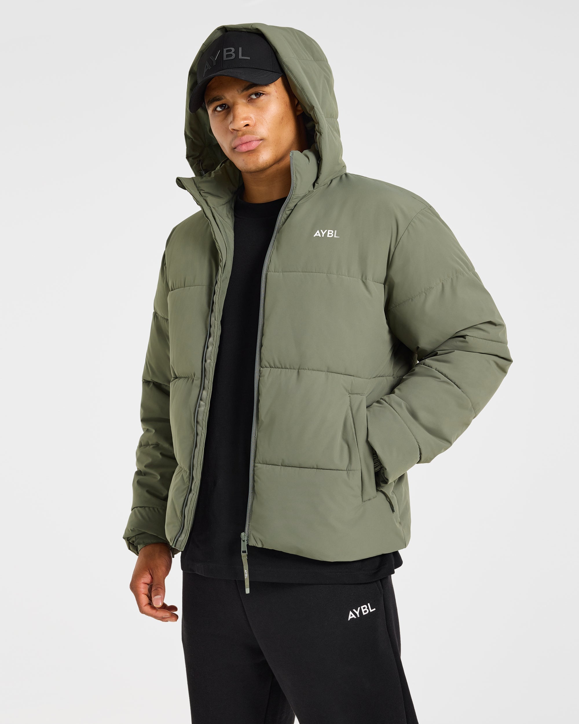 Classic Puffer Coat - Khaki
