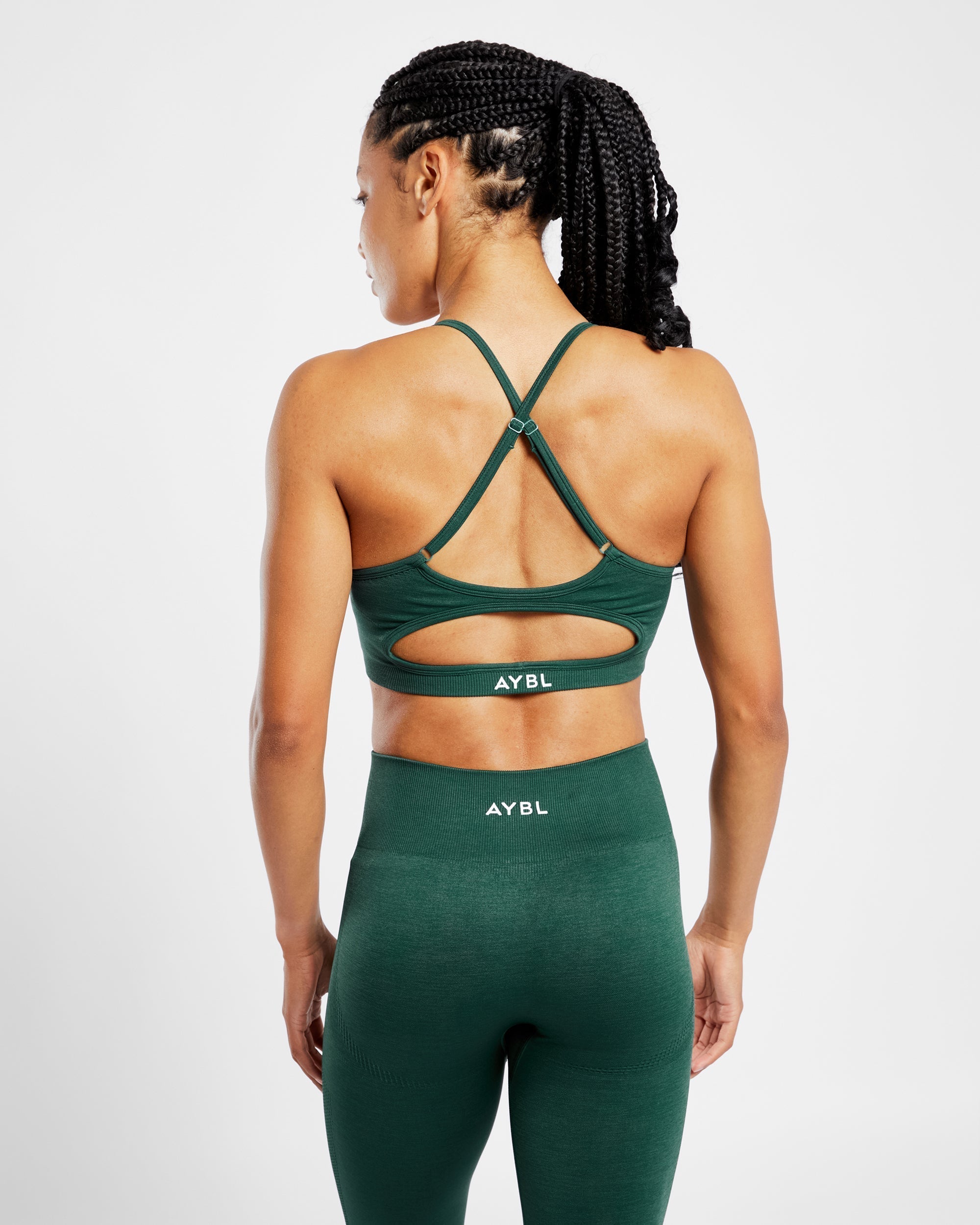 Revive Seamless Sports Bra - Evergreen Marl
