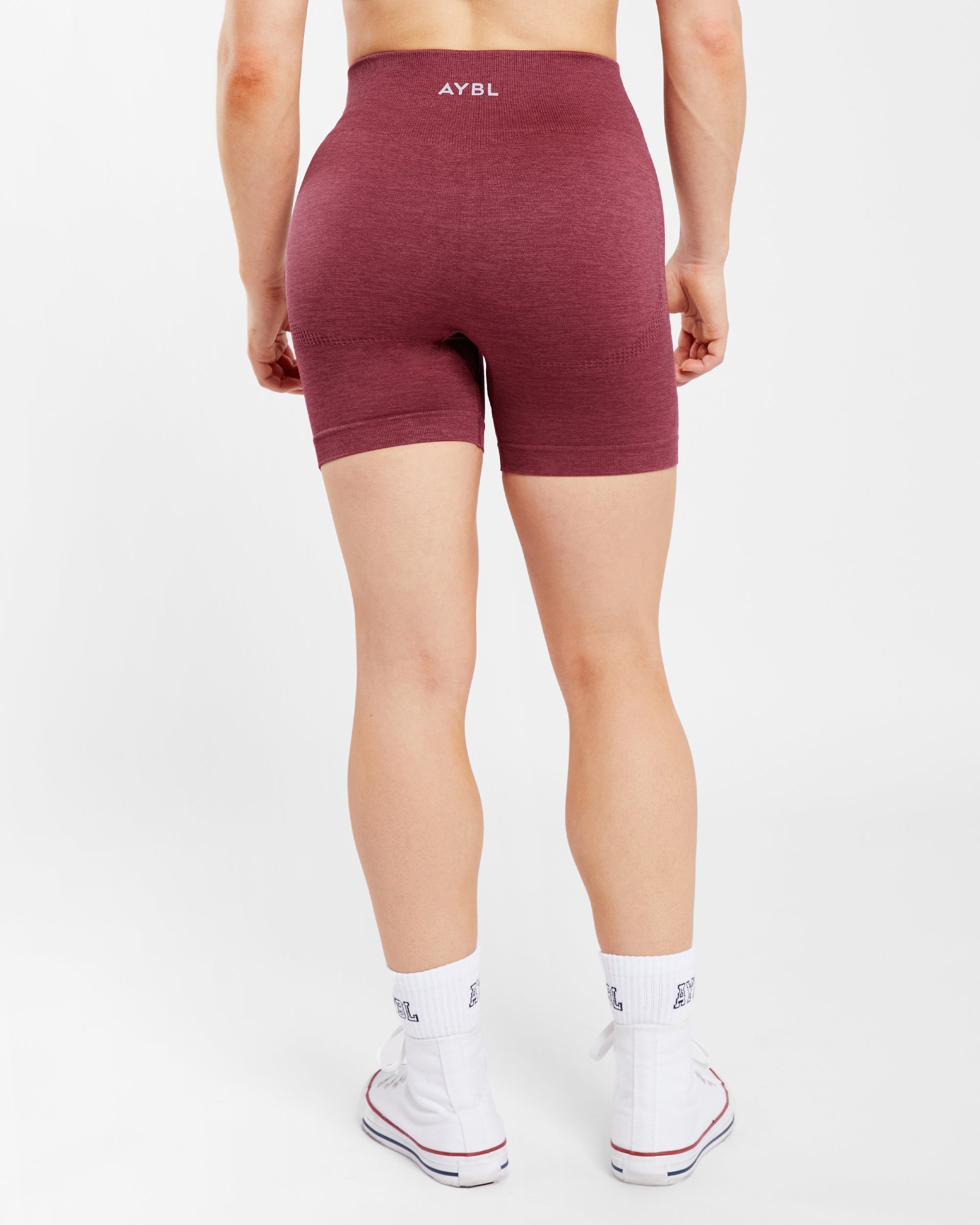 Revive Seamless Shorts - Burgundy Marl