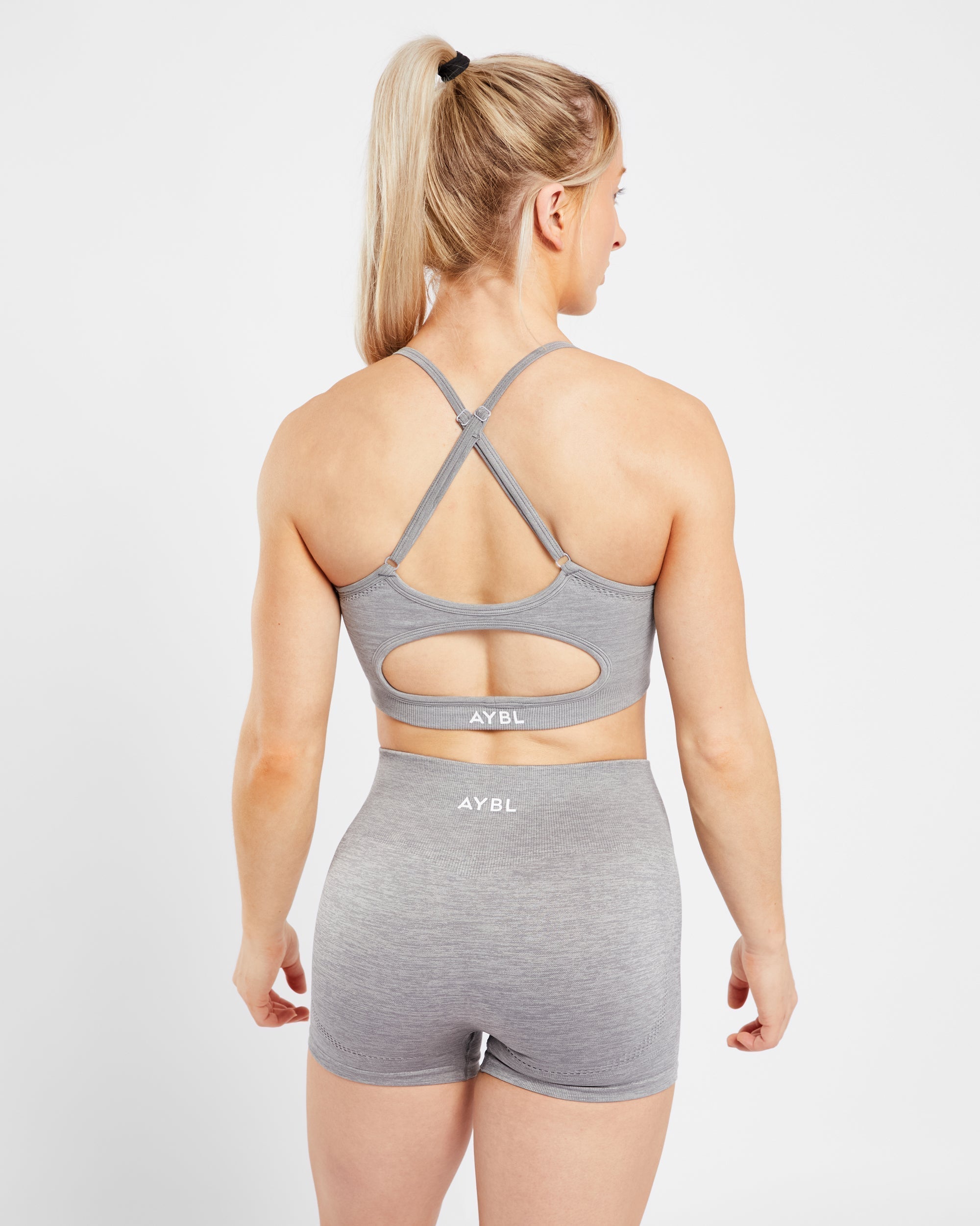 Revive Seamless Sports Bra - Grey Marl