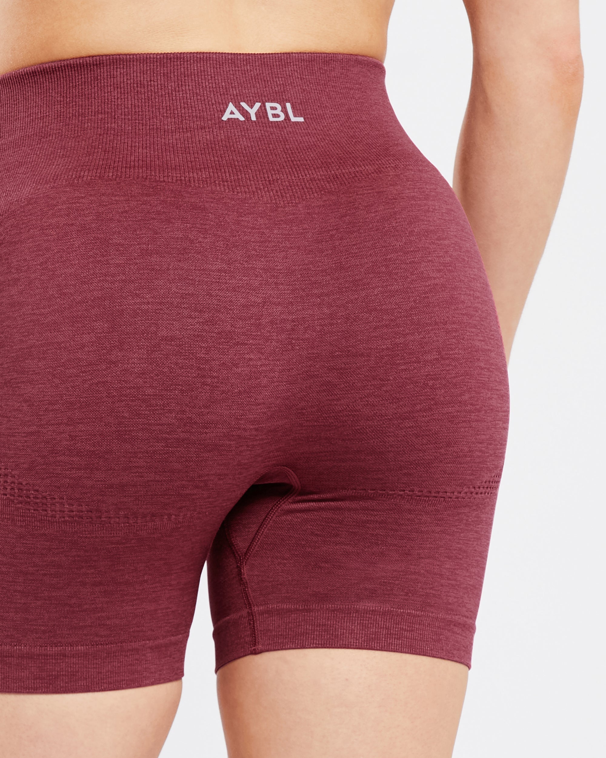 Revive Seamless Shorts - Burgundy Marl