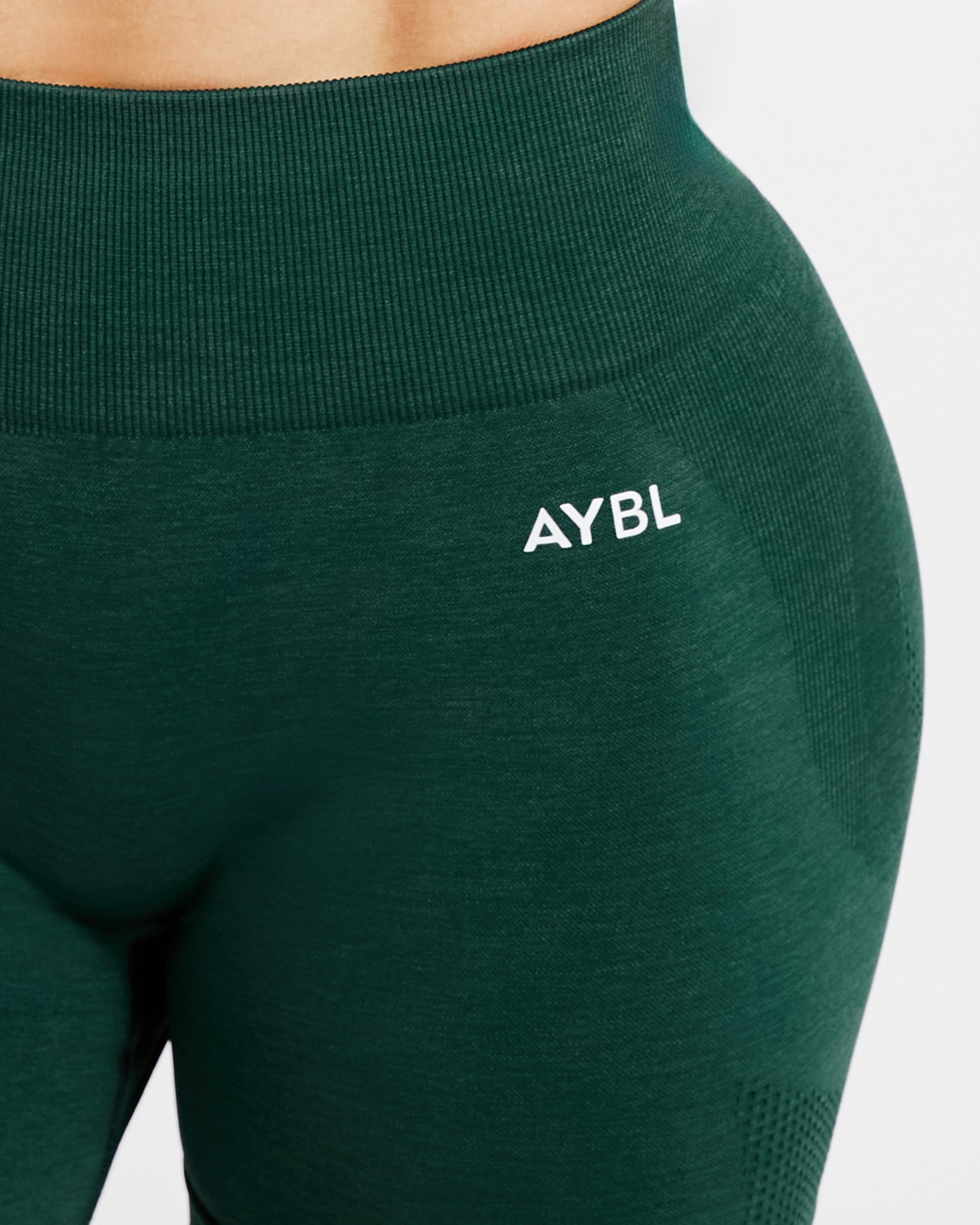 Revive Seamless Shorts - Evergreen Marl